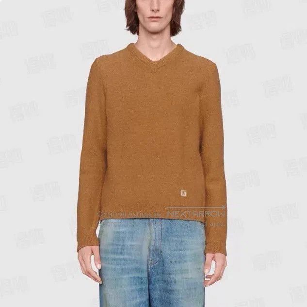 Gucci Beige Long Sleeve Knit Sweater. Size US M / EU 48-50 / 2 - 7 Thumbnail