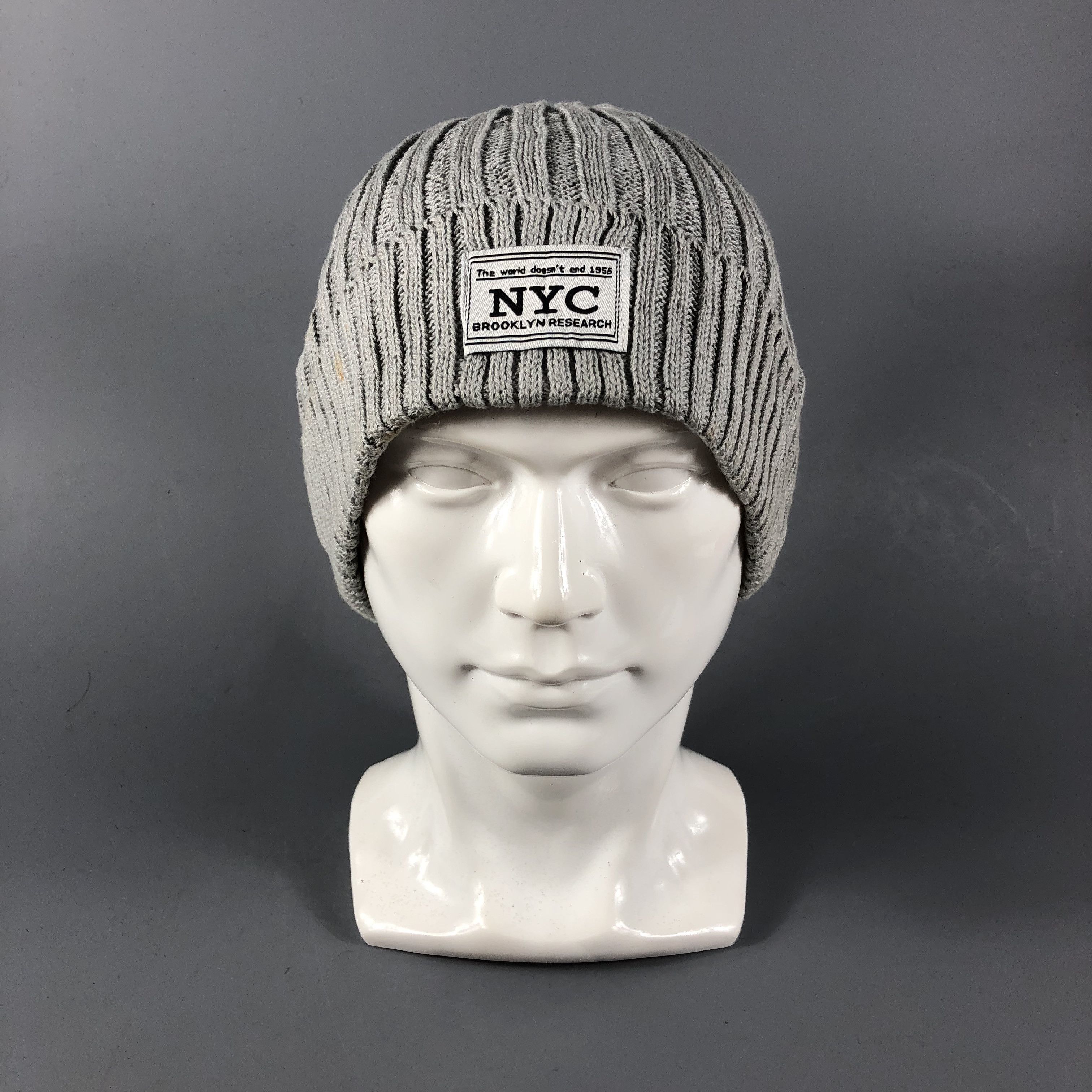 Vintage NYC Brooklyn Research Cotton Beanie Snowcap Snow Hat B805 Size ONE SIZE - 1 Thumbnail