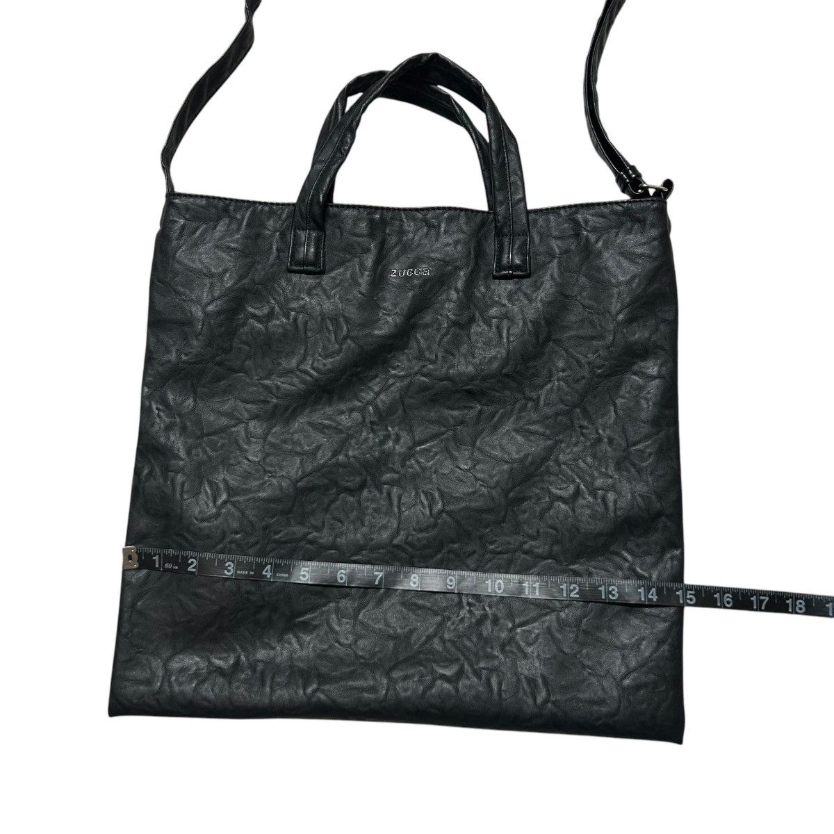 CABANE de ZUCCa 328 00s Cabane de zucca black 2way wrinkled faux leather bag Size ONE SIZE - 15 Thumbnail