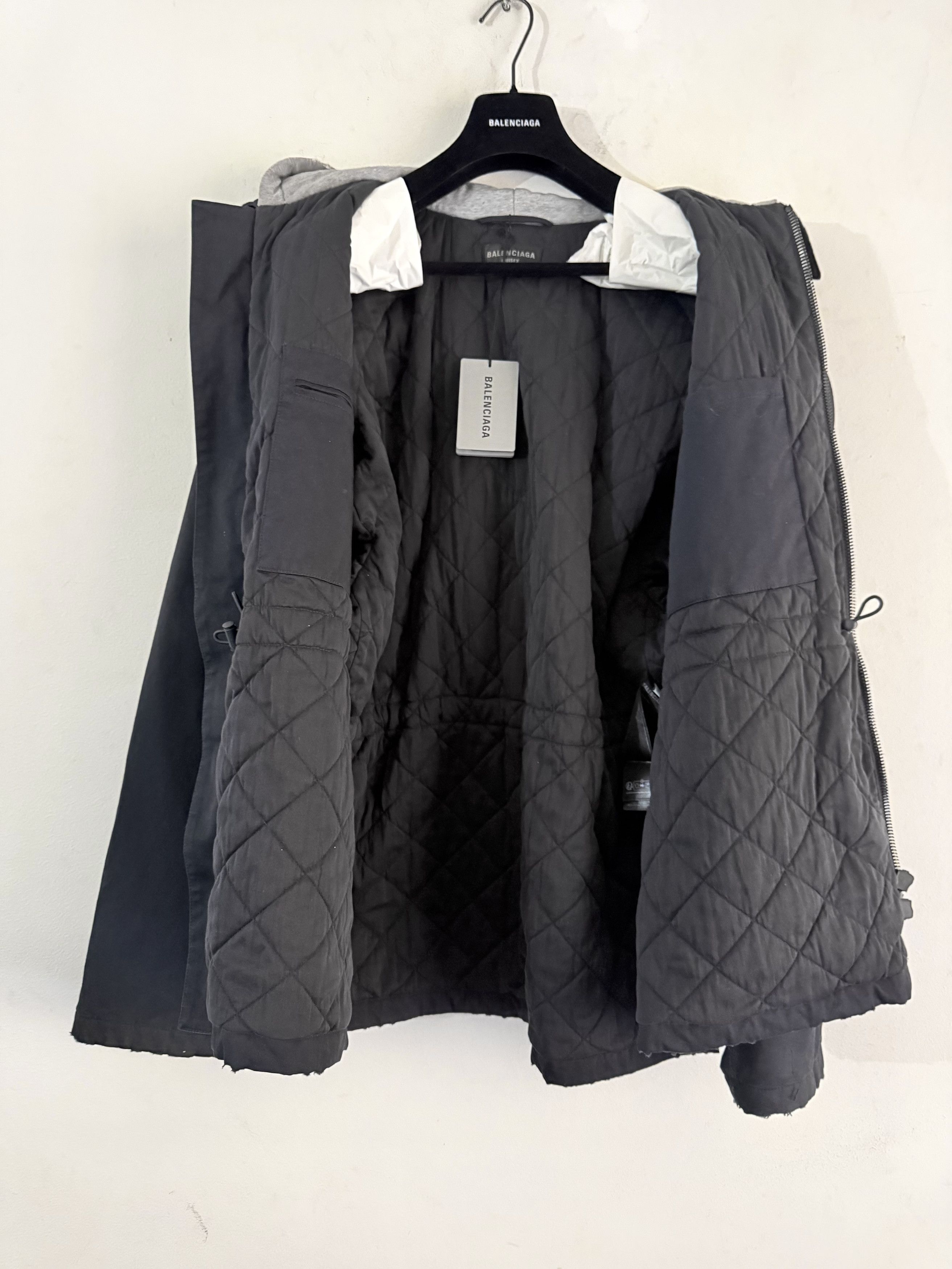 Balenciaga Oversized Cotton Gabardine Parka Size US M / EU 48-50 / 2 - 9 Thumbnail