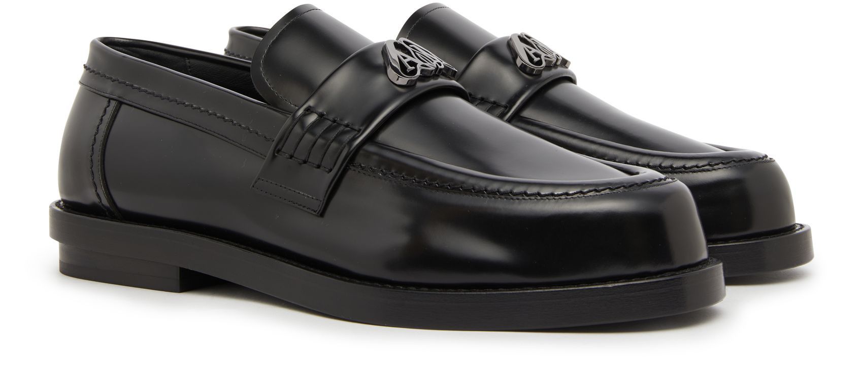 Alexander McQueen o1y1024 Loafers in Black Size US 7.5 / EU 40-41 - 4 Thumbnail