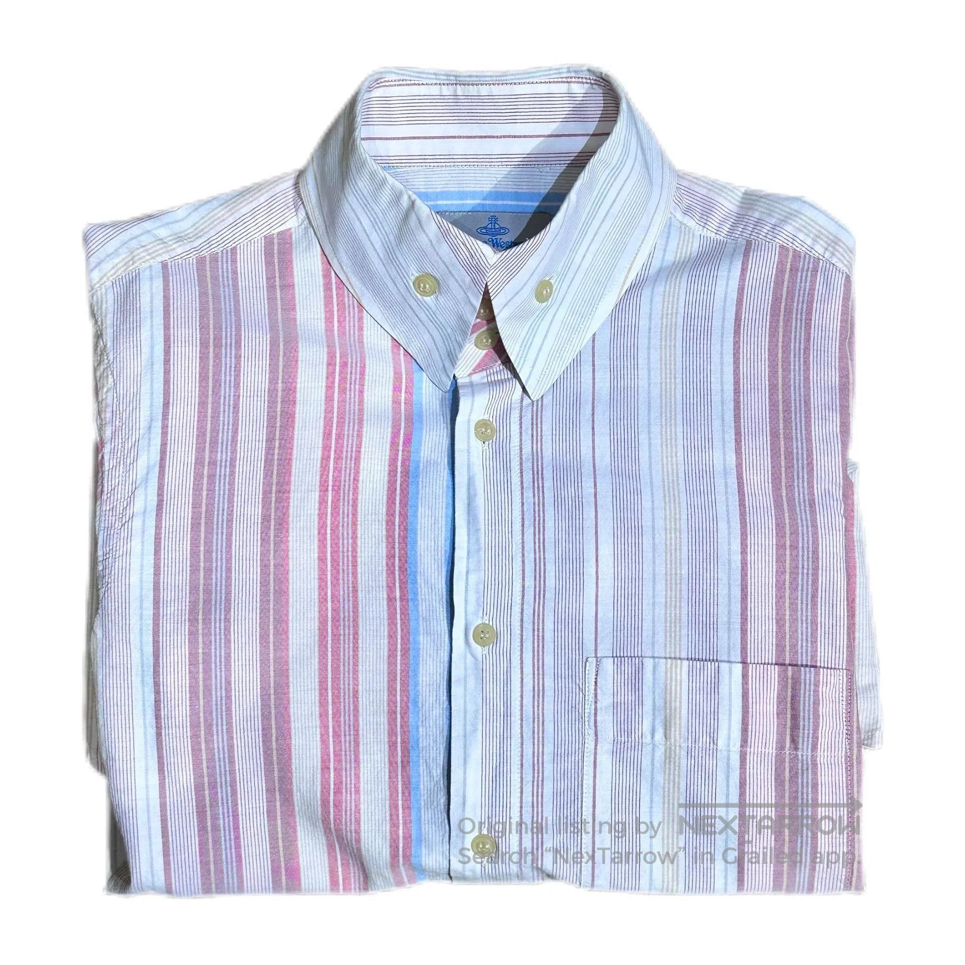 Vivienne Westwood Vivienne Westwood 2000s Man Striped Top. Size US M / EU 48-50 / 2 - 3 Thumbnail