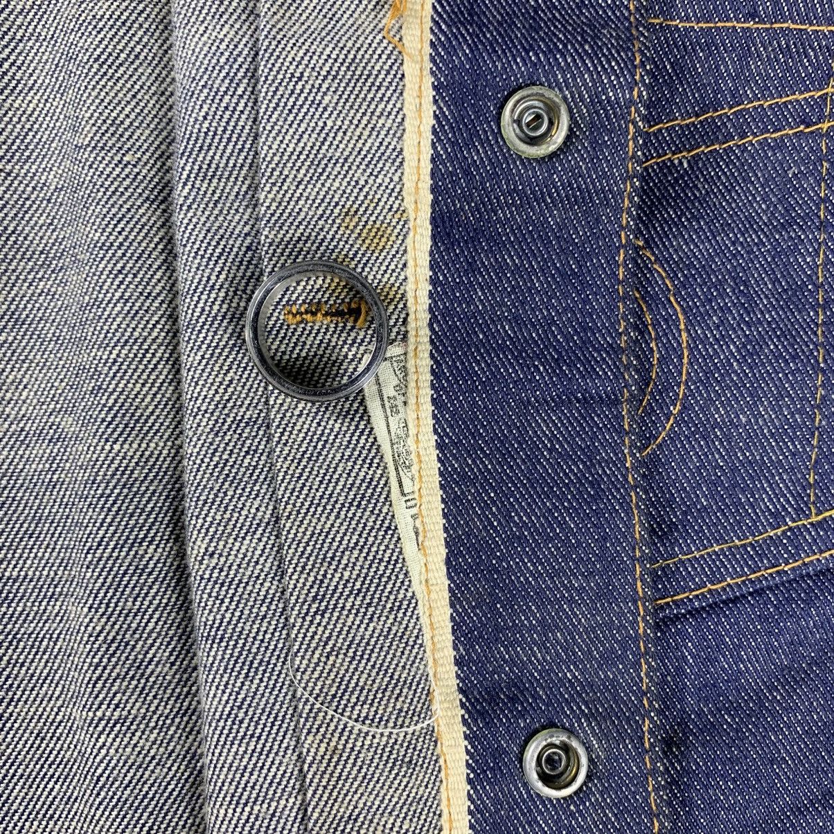 Vintage 1940s denim blue Jeans selvedge jacket with 1950s Size US M / EU 48-50 / 2 - 3 Thumbnail