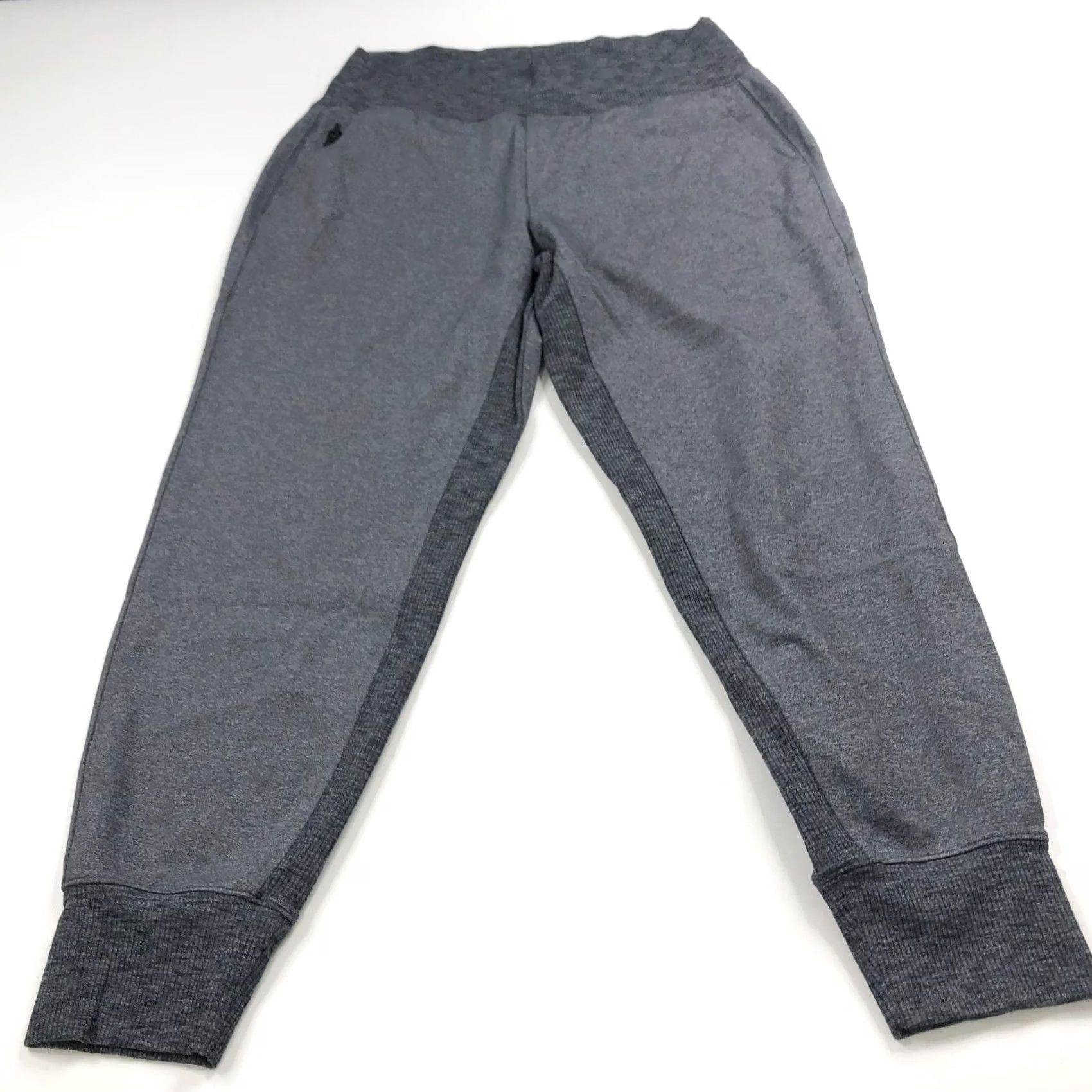 Athleta Athleta Jogger Pants Gray Womens LG 32W 27L High Rise Tapered Stretch Activewear 597888 Size 36" / US 14 / IT 50 - 3 Thumbnail