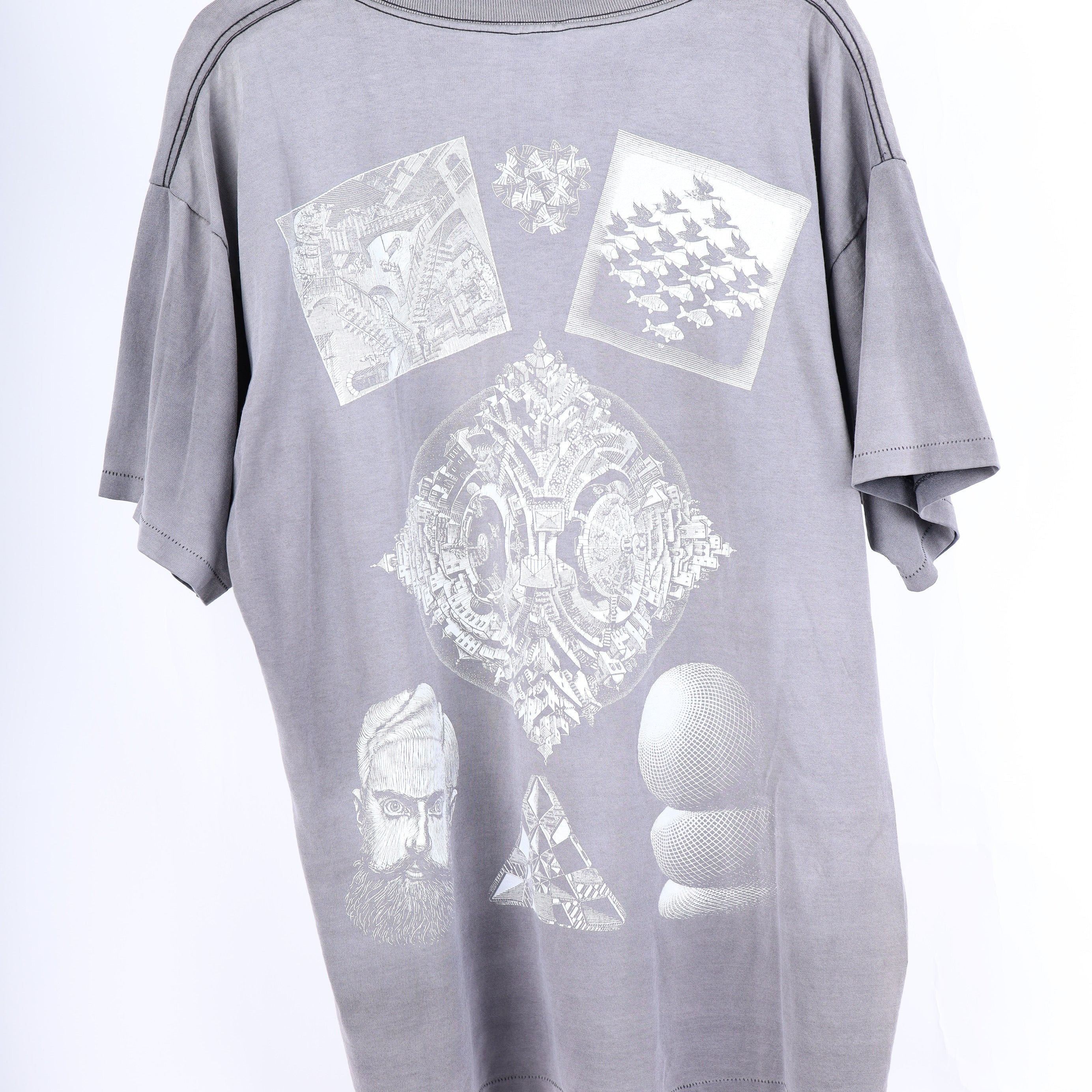 Vintage MC ESCHER FADED VINTAGE T-SHIRT Size US XL / EU 56 / 4 - 9 Thumbnail