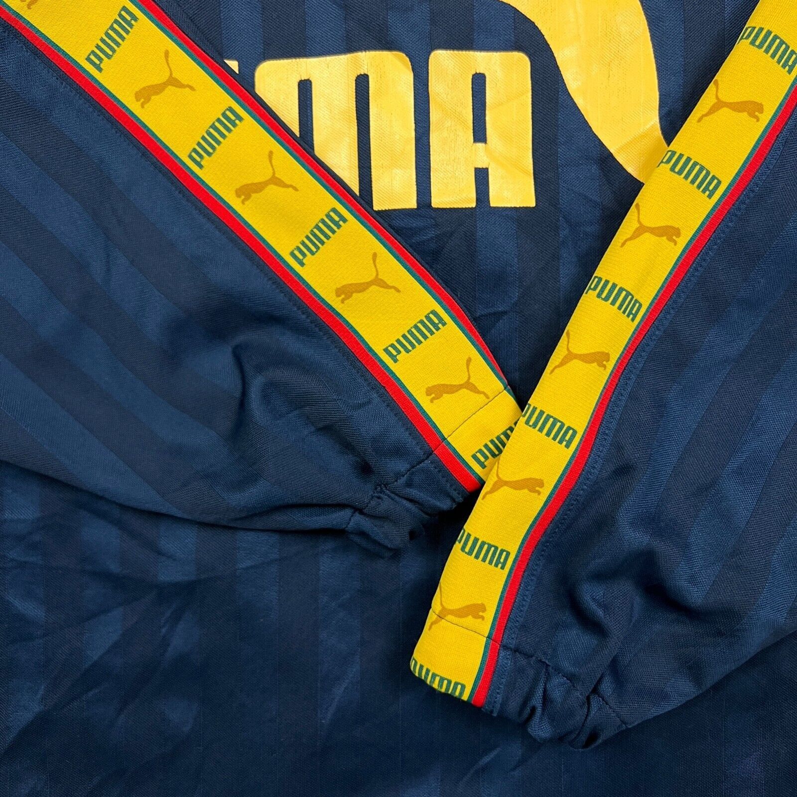 Puma × Vintage Puma Track Jacket XL Striped Sports Full Zip 90s Tracksuit Size US XL / EU 56 / 4 - 7 Thumbnail