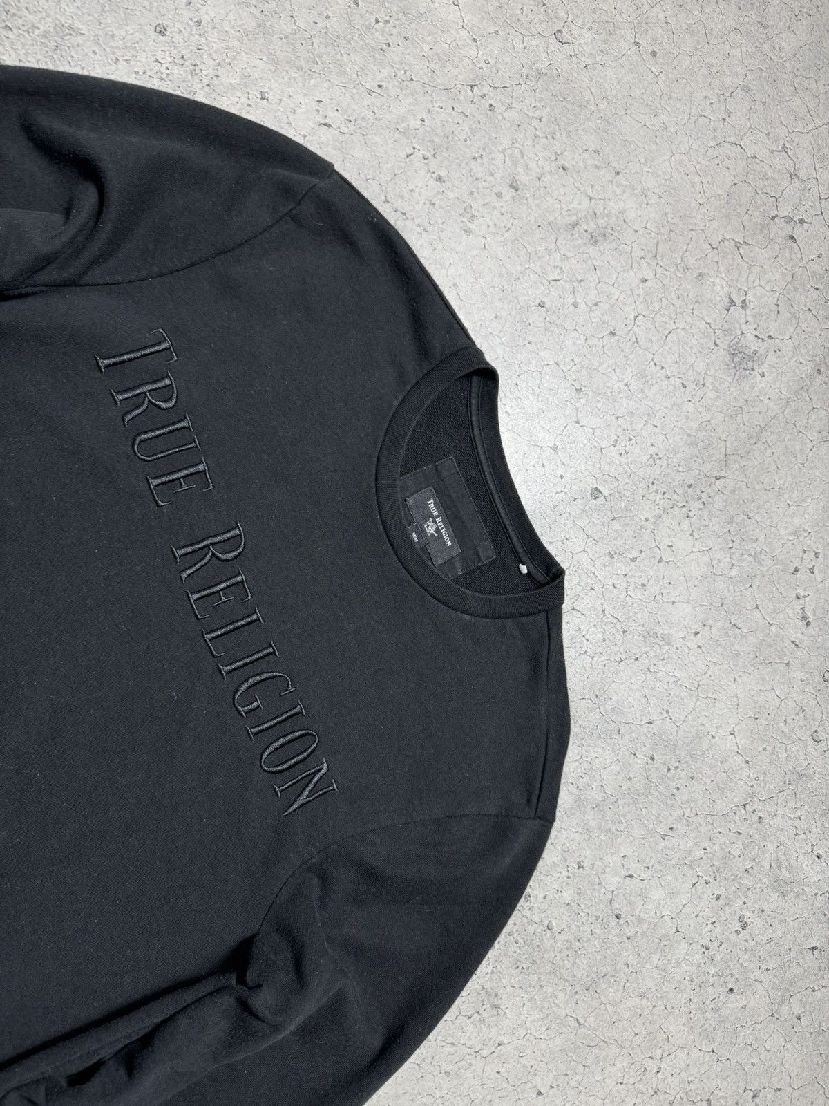 True Religion True Religion Big Logo Black Sweatshirt Size M Size US M / EU 48-50 / 2 - 4 Thumbnail