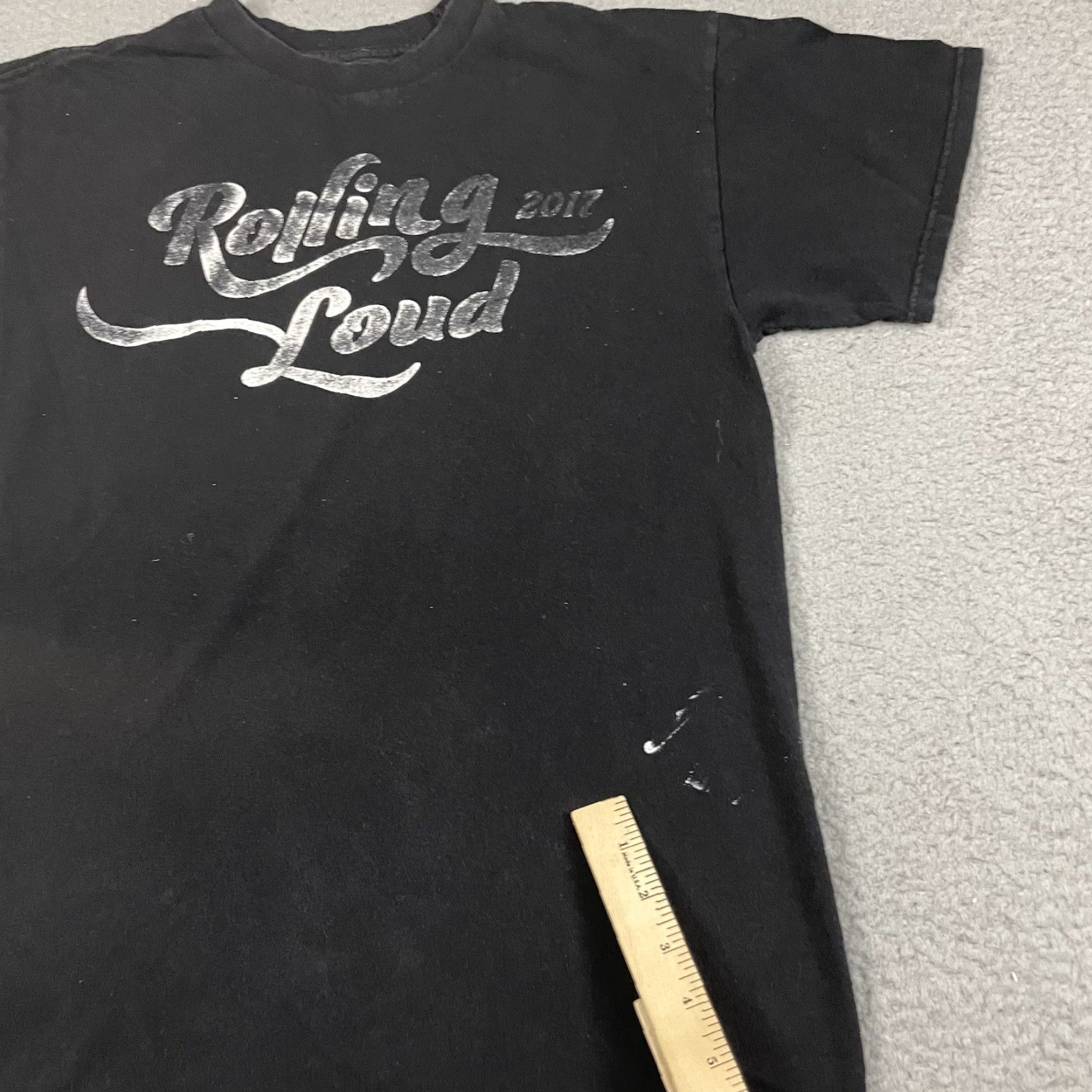 Gildan Rolling Loud T Shirt Adult Small Black Concert 2017 Distressed Hip Hop Rare Gildan Short Sleeve Crew Neck Cotton Logo Shirt Men Music Size US S / EU 44-46 / 1 - 6 Thumbnail