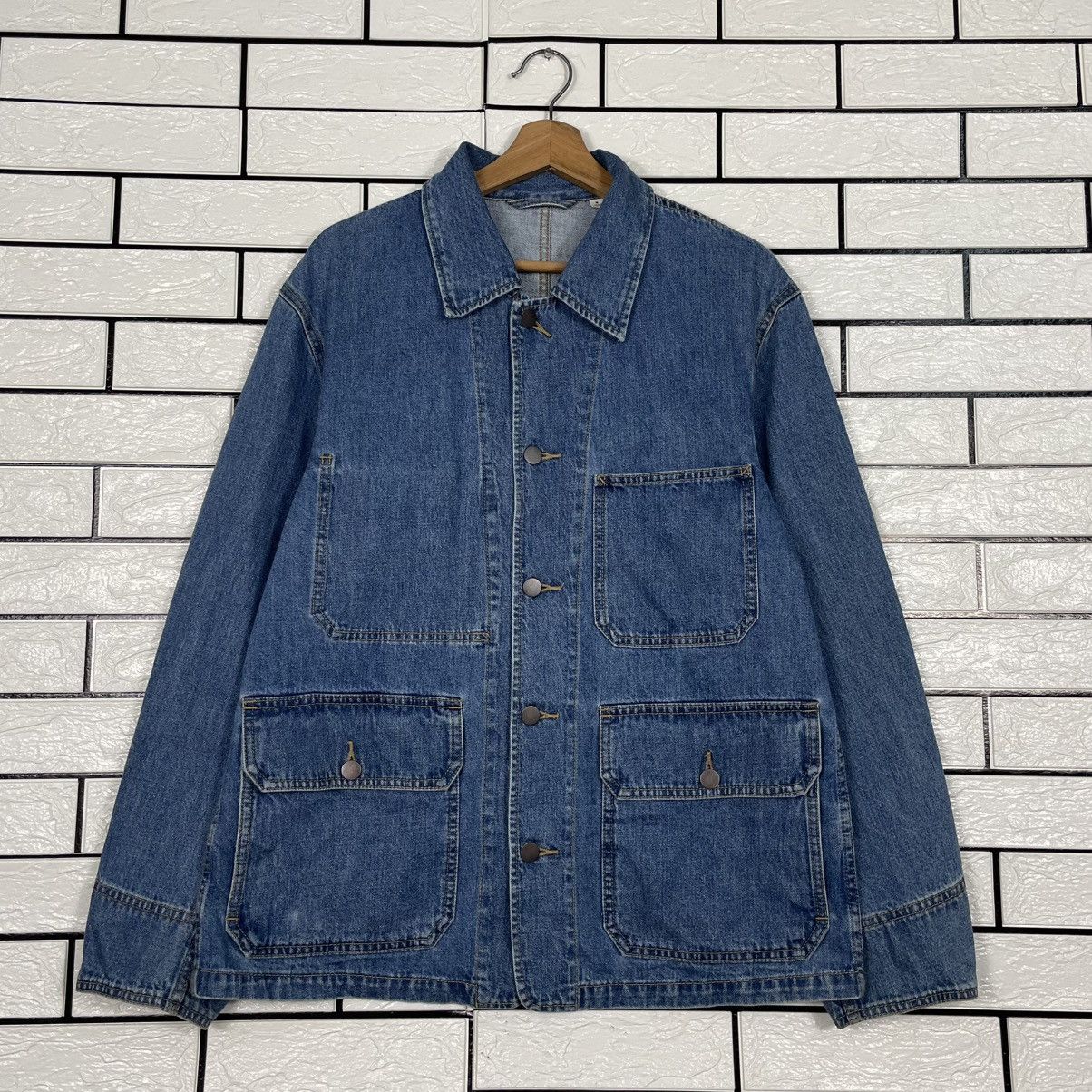 Lemaire × Uniqlo Uniqlo U Lemaire Denim Jacket Size US M / EU 48-50 / 2 - 1 Thumbnail