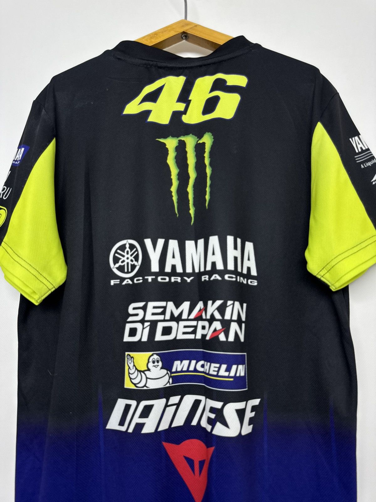 Yamaha Yamaha VR46 Vintage Monster Energy Racing Moto Jersey Size US M / EU 48-50 / 2 - 4 Thumbnail