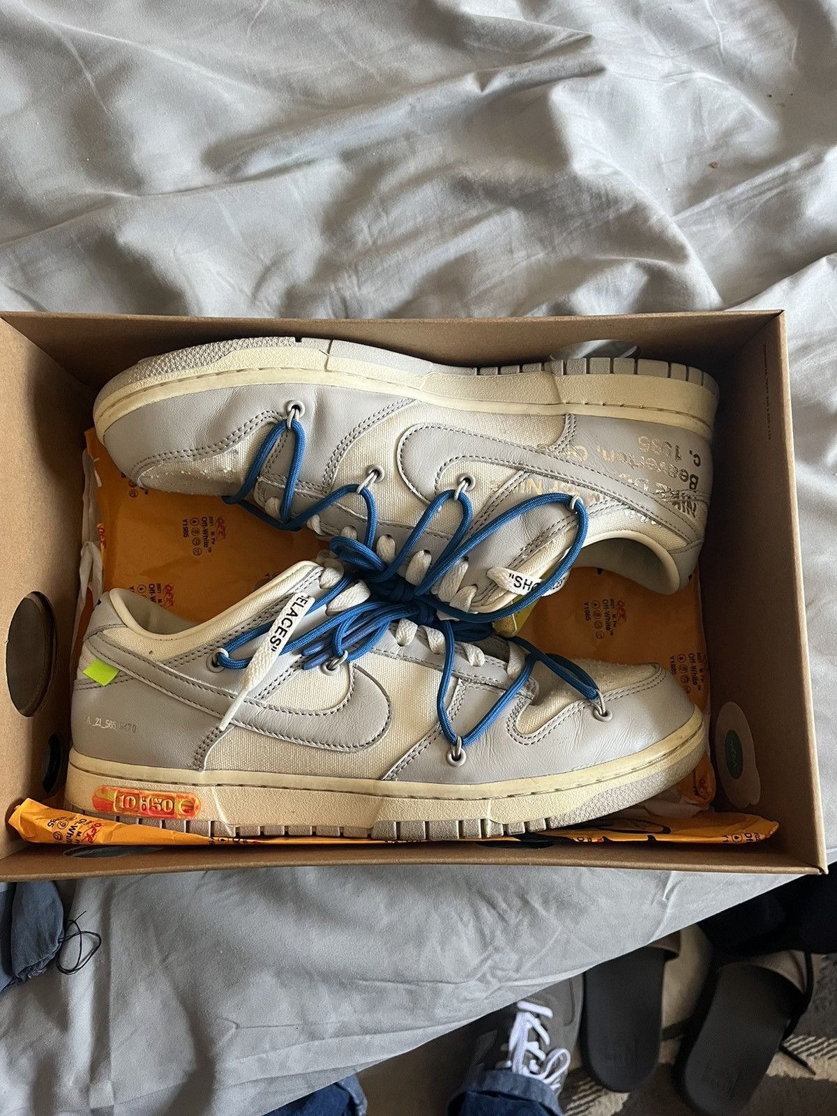 image of Nike Off-White Dunk Lot 10 Shoes, Men's