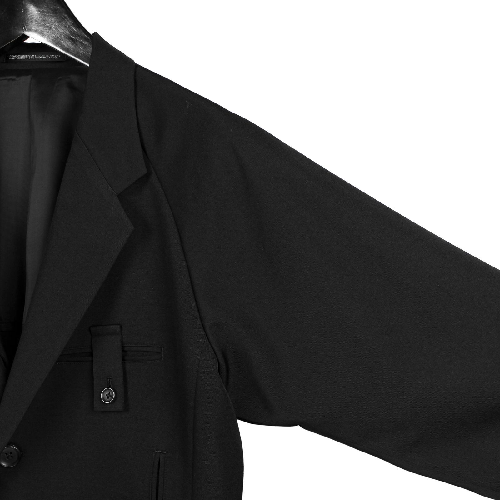 Yohji Yamamoto Yohji Yamamoto Pour Homme W/Gabardine LAPEL BUTTON 5PK JKT Size US L / EU 52-54 / 3 - 5 Thumbnail