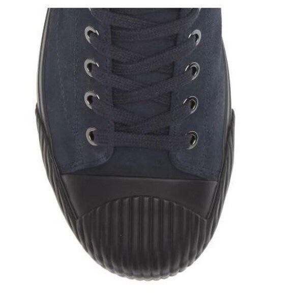 Ted Baker Ted Baker London Mens Dark Blue Suede High Top Lace Up Sneak Size US 10 / EU 43 - 12 Thumbnail