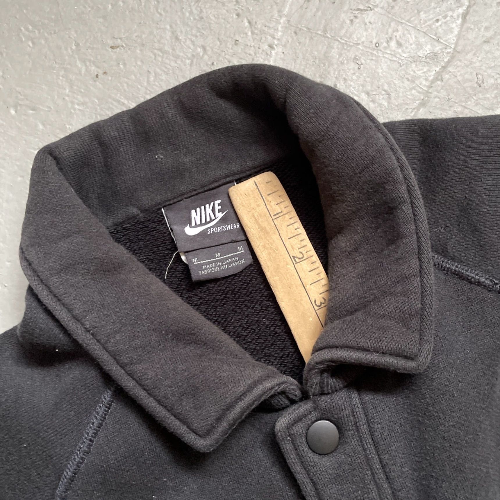 Nike Nike x Loopwheeler Sweat Athletic Jacket Men’s M Black Cotton Size US M / EU 48-50 / 2 - 5 Thumbnail