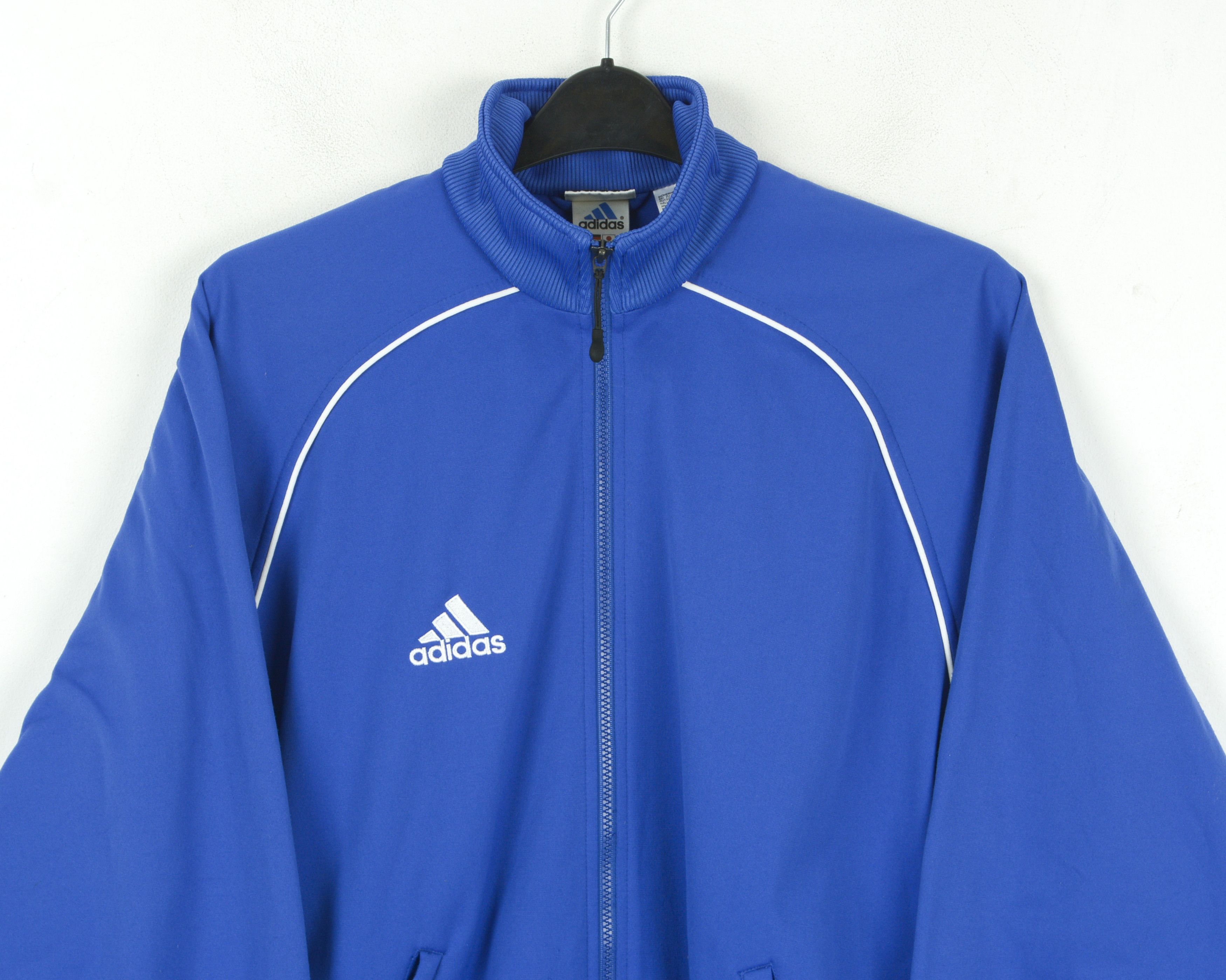 Adidas Jacket Tracksuit Cardigan Zip Up Windbreaker Running Sports Size US L / EU 52-54 / 3 - 8 Thumbnail