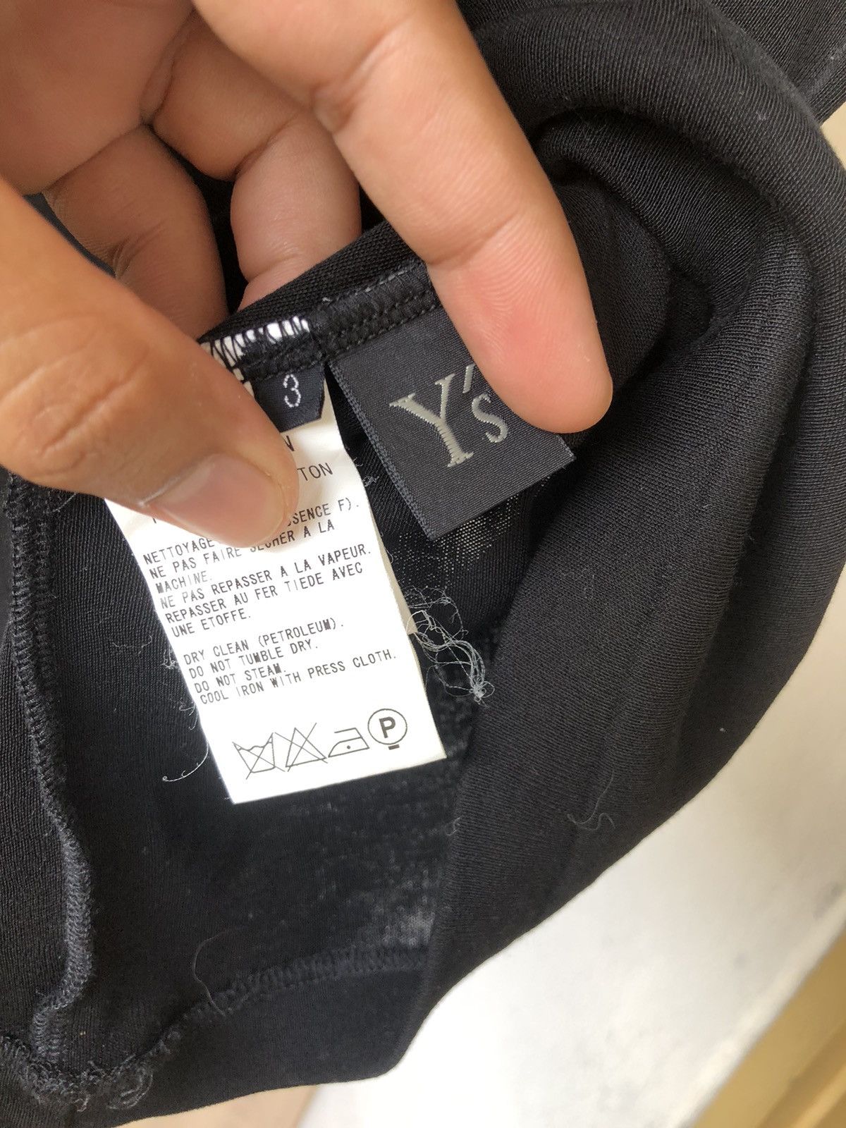 Yohji Yamamoto Y's Yohji Yamamoto Stretchable Black Crop Top Size S / US 4 / IT 40 - 12 Thumbnail