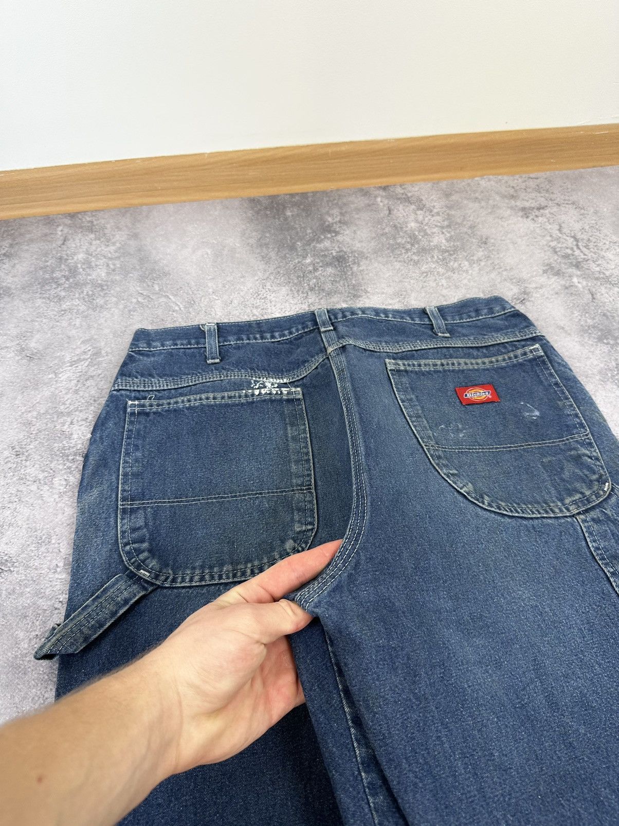 Dickies Vintage Dickies USA Carpenter Baggy Cargo Utility Work Pants Size US 34 / EU 50 - 7 Thumbnail