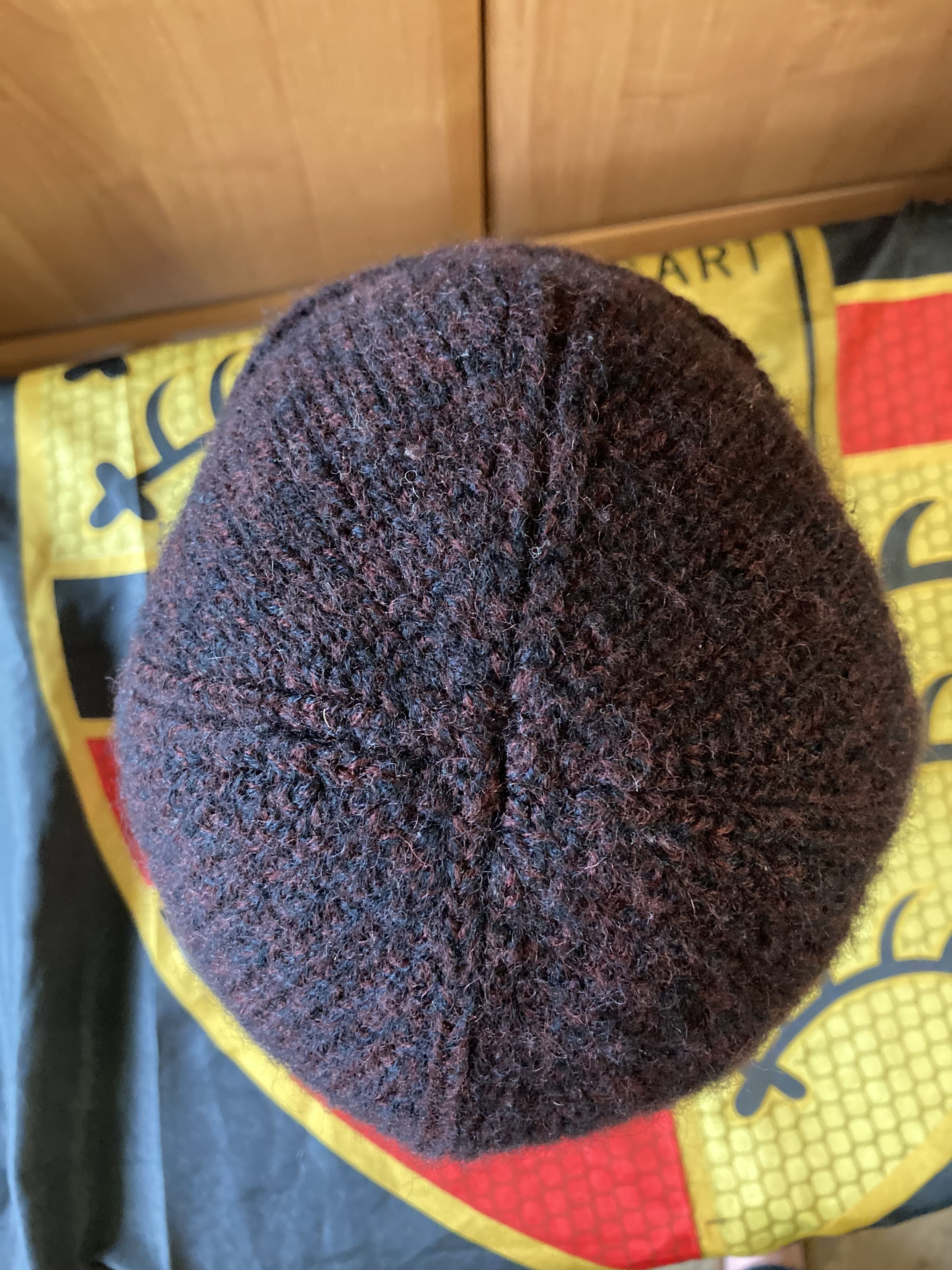 Lanvin Vintage Lanvin Wool Beanie Maroon Melange Hat Size ONE SIZE - 3 Thumbnail