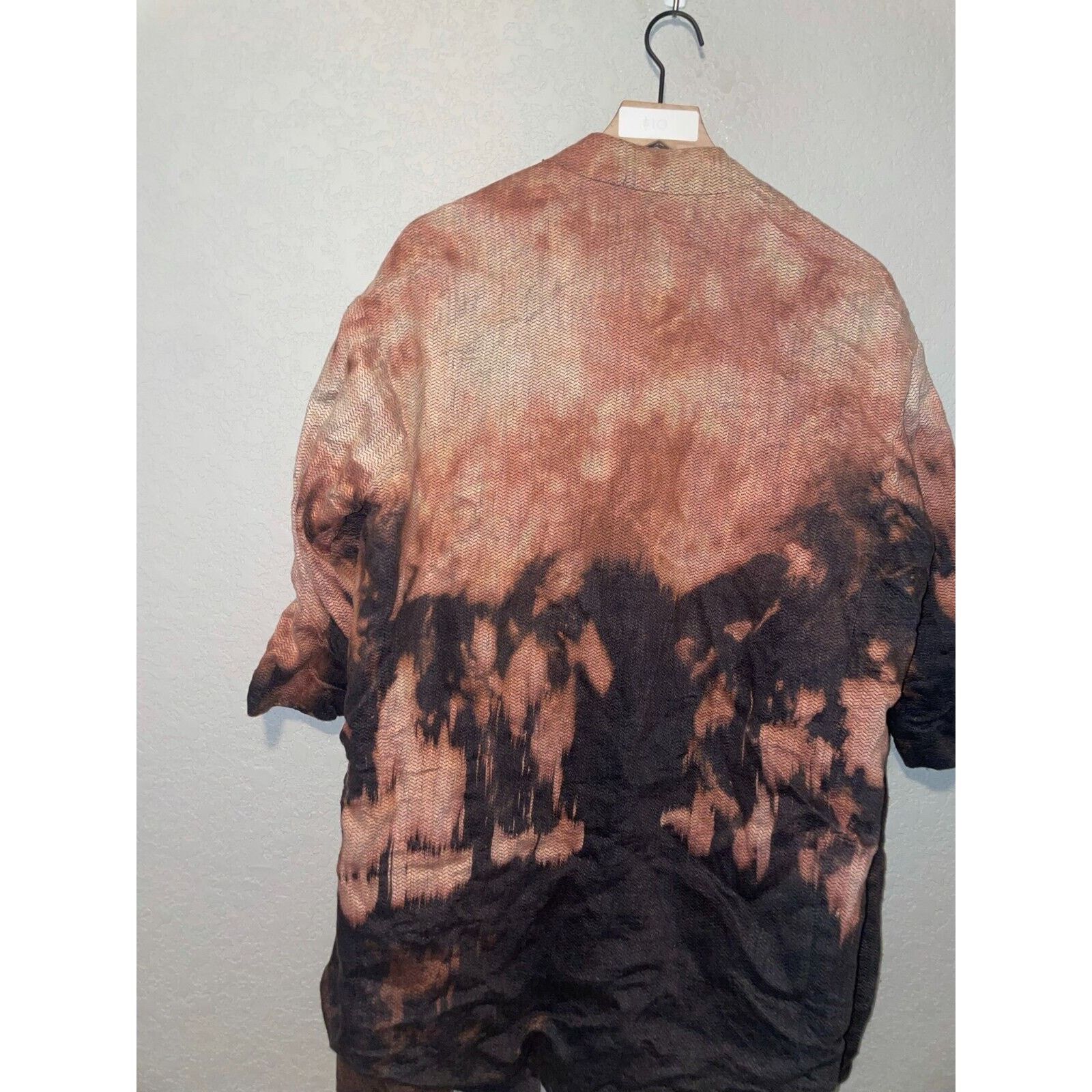 Vintage See U Soon Jacket Black Bleached Blazer Linen Poly M Medium Size M / US 6-8 / IT 42-44 - 11 Thumbnail