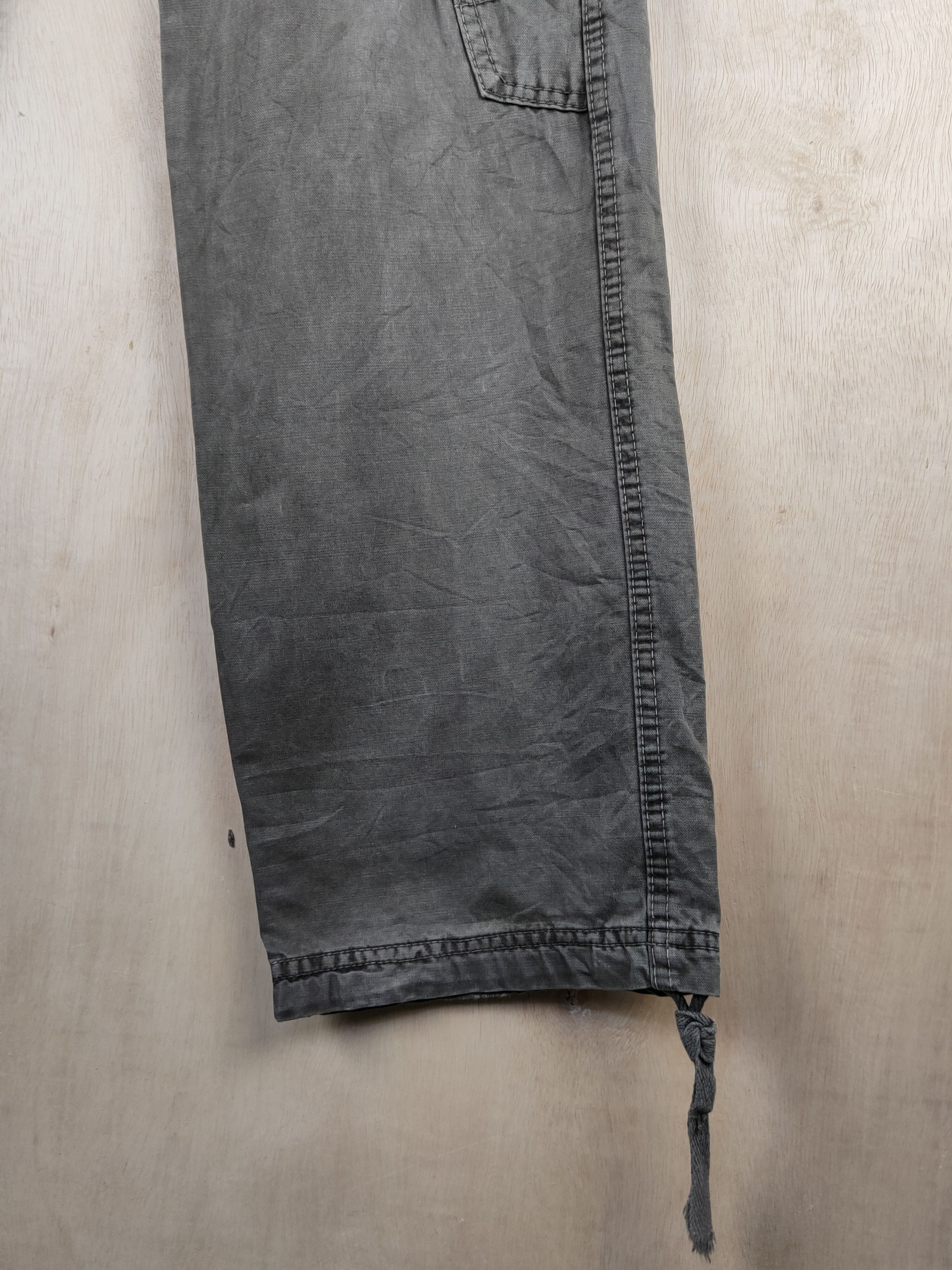 Japanese Brand DL Junye Olive Faded Multipocket Tactical Cargo Pants #S2439 Size US 30 / EU 46 - 8 Thumbnail