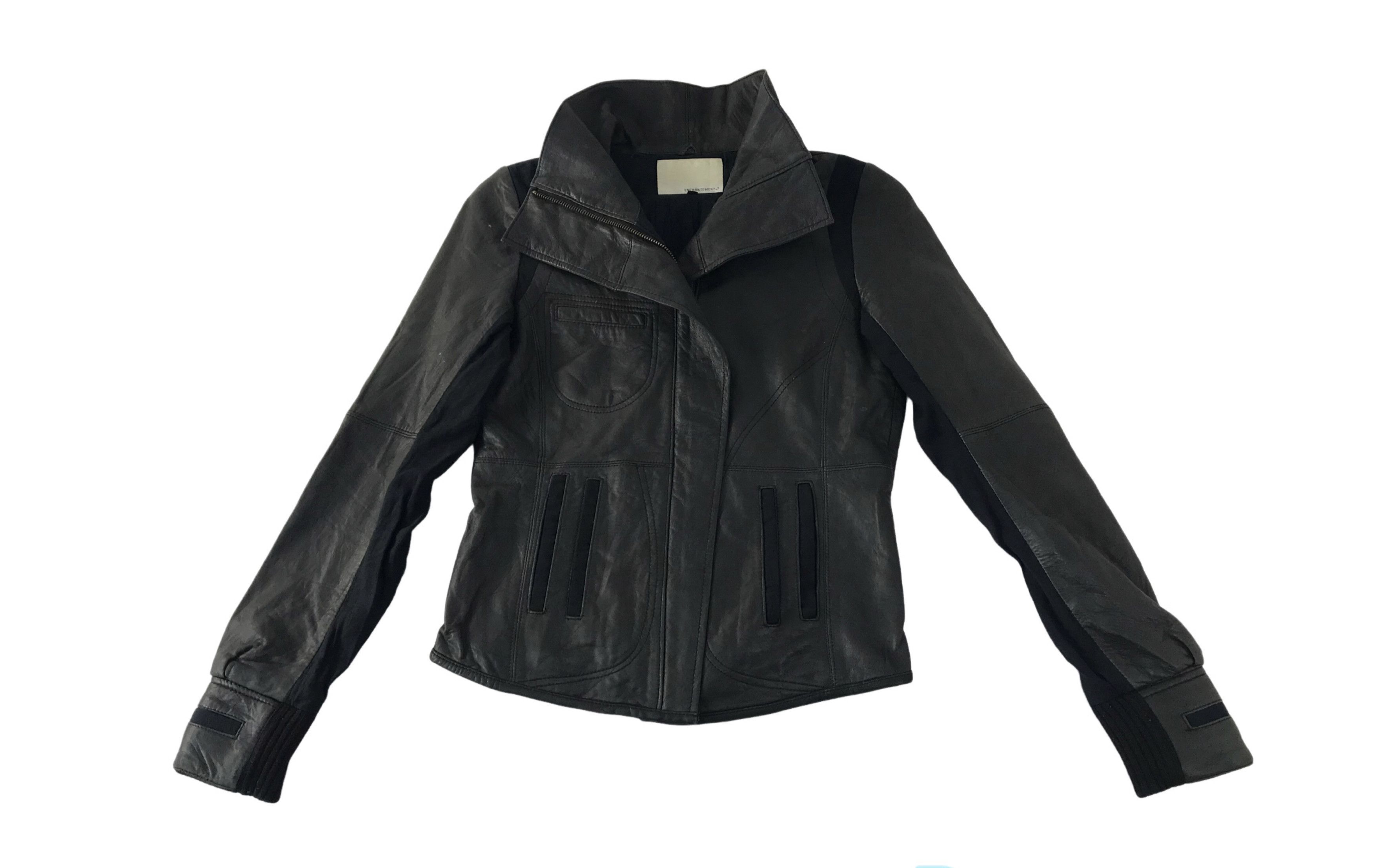 Enchantment 90s Enchantment Leather Biker Jacket Full Zip Luxury Size XS / US 0-2 / IT 36-38 - 1 Thumbnail
