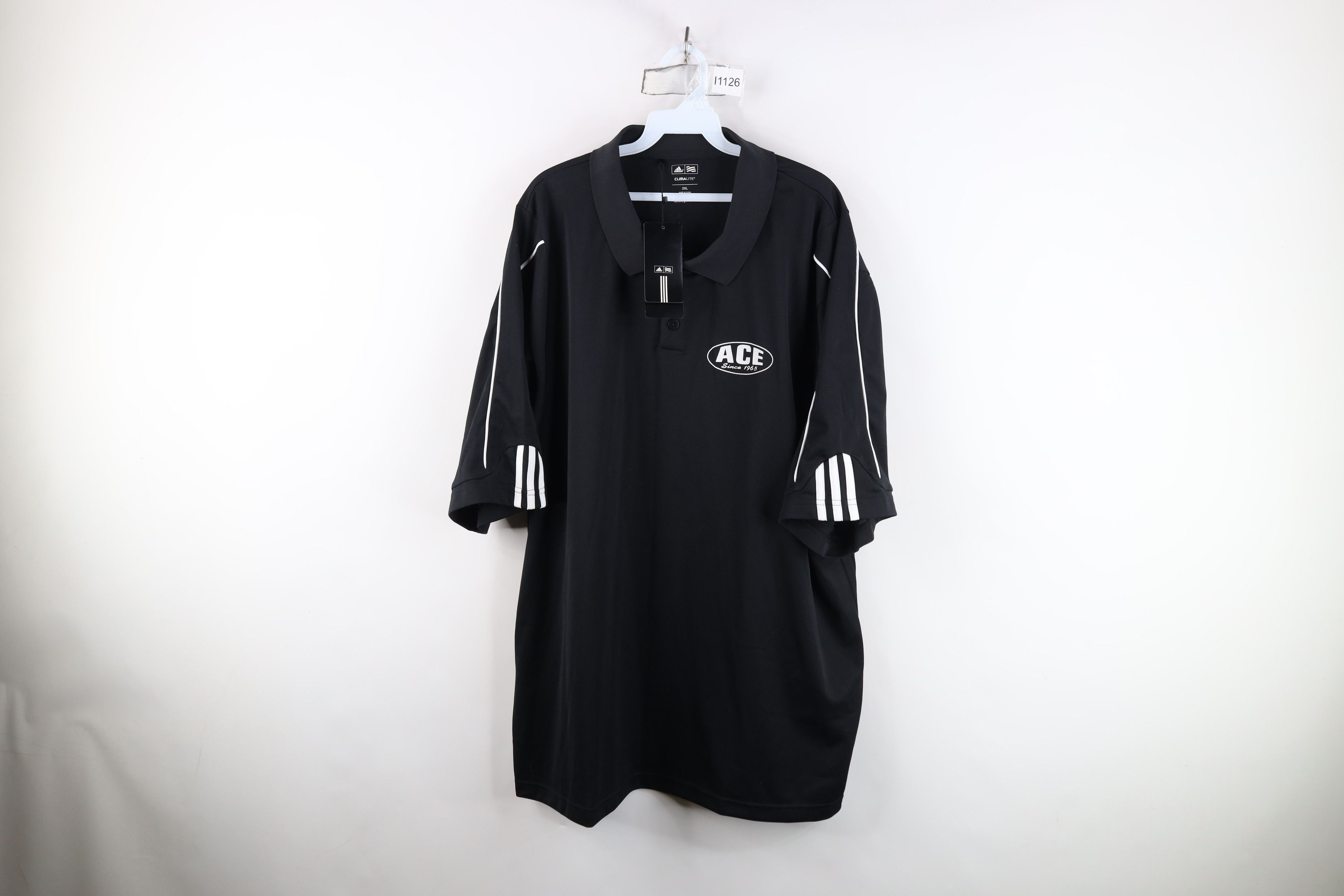 Adidas New Adidas Golf Services Collared Polo Shirt Black Size US XXL / EU 58 / 5 - 1 Thumbnail