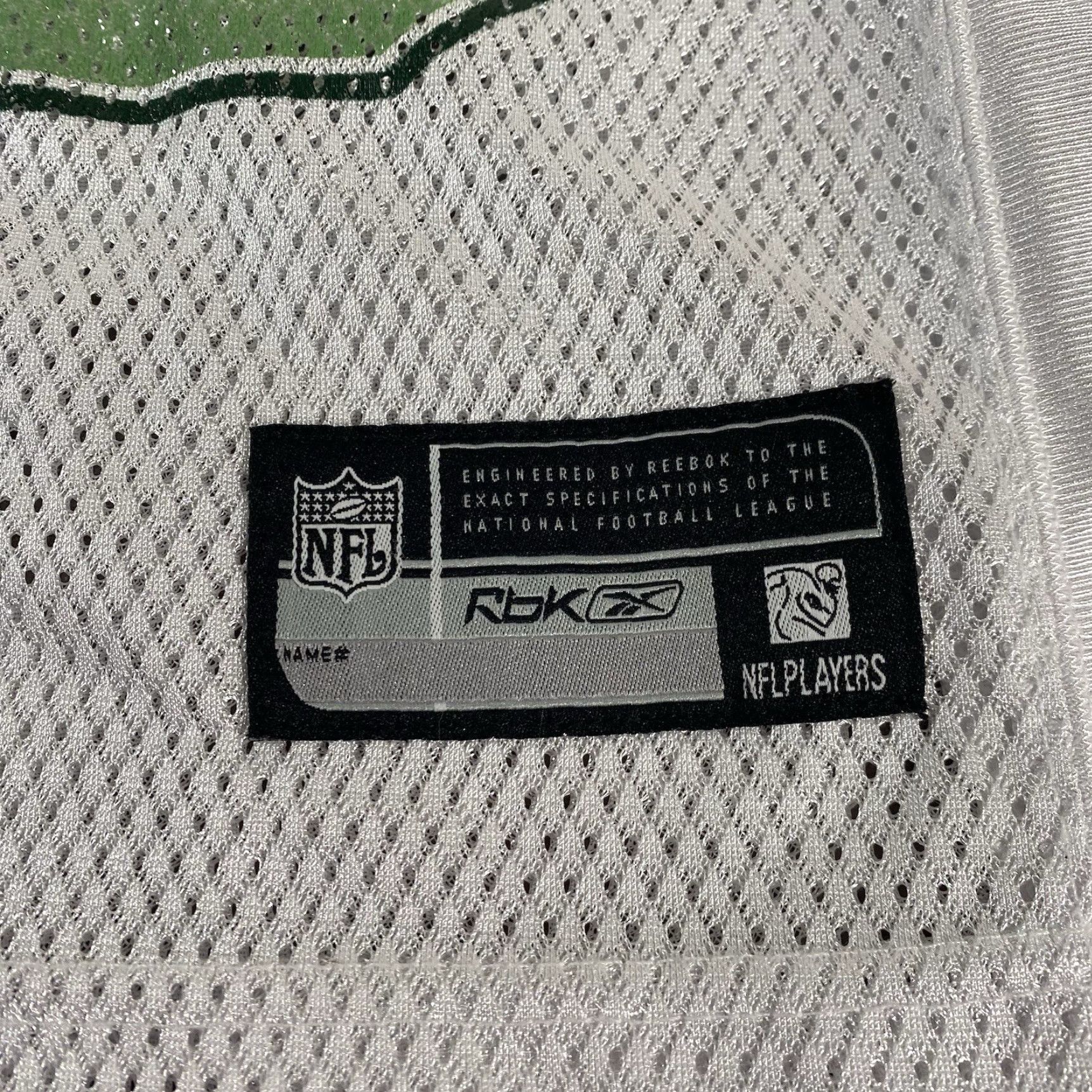 Reebok Womens Green Bay Packers Jersey #50 AJ Hawk Glitter Reebok NFL White S Whites Unisex Adults Jerseys 50s Gift Size S / US 4 / IT 40 - 2 Thumbnail
