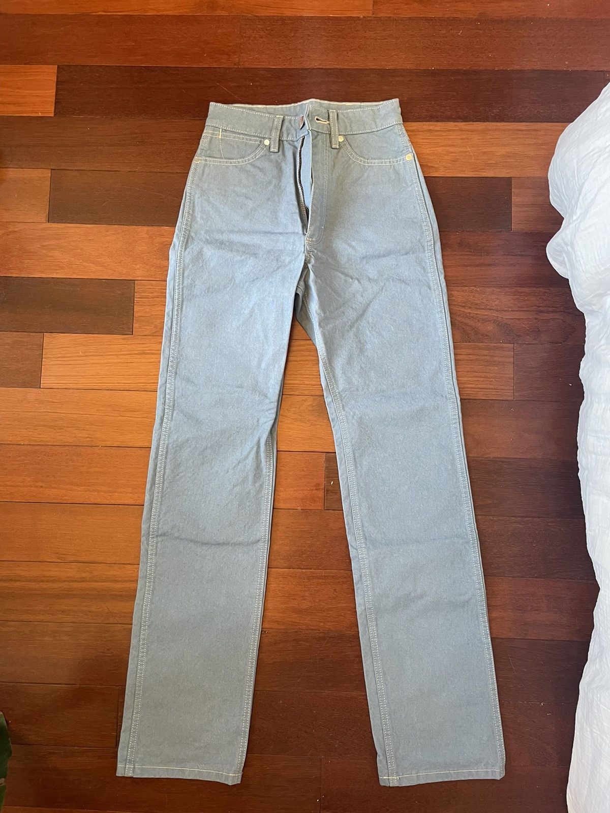 Wrangler Never Worn Baby Blue Bootcut Wrangler Jeans Size 25" / US 0 / IT 36 - 1 Thumbnail