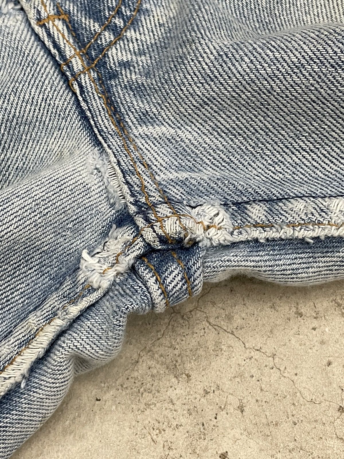 Levi's Vintage USA Levis 501 Distressed Rusty Cut Denim Size US 31 - 11 Thumbnail