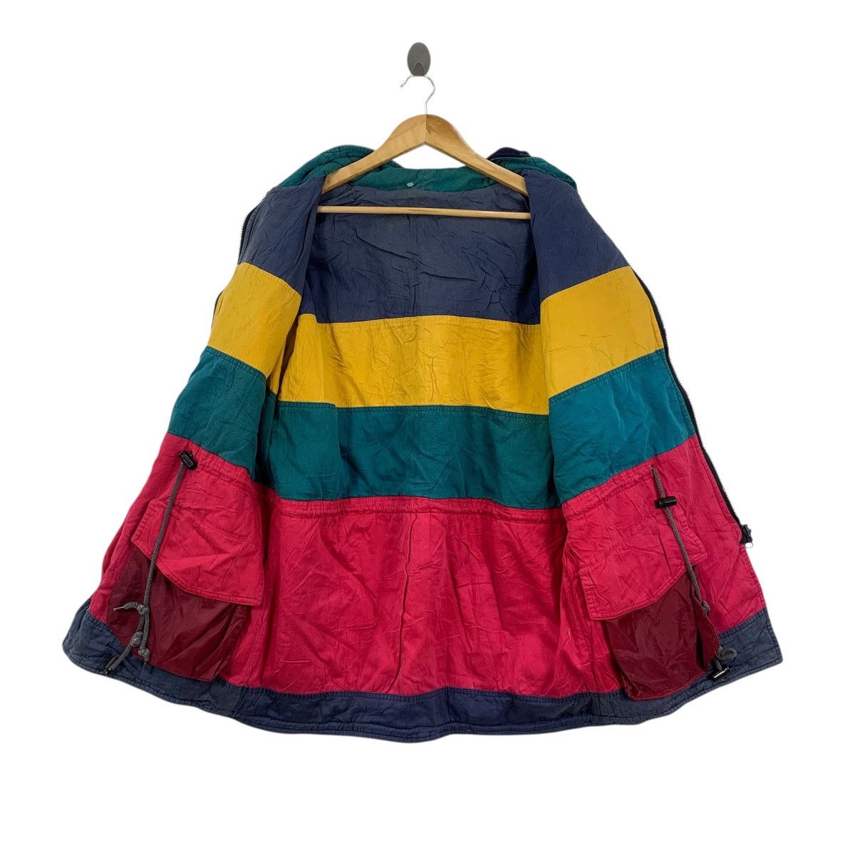 Vintage Vintage BRAEFAIR CAROL COHEN Blue Duffle Coat Heavy Jacket Size US S / EU 44-46 / 1 - 6 Thumbnail