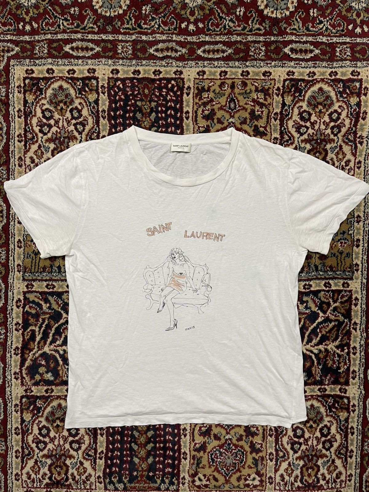 Saint Laurent Paris SOLD Saint Laurent Paris shirt Size S / US 4 / IT 40 - 1 Thumbnail