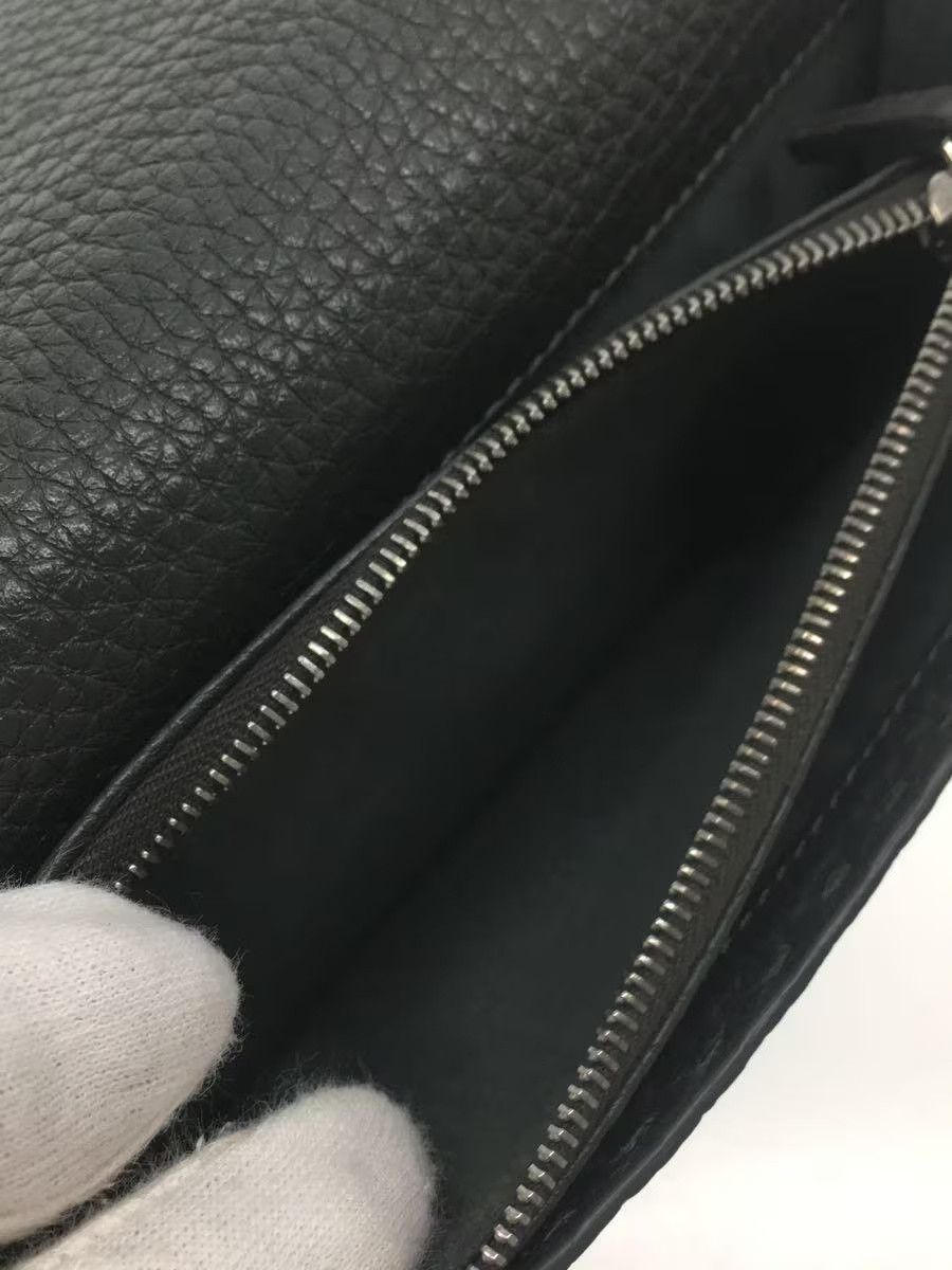 Fendi Fendi Leather Long Wallet Grey Size ONE SIZE - 5 Thumbnail