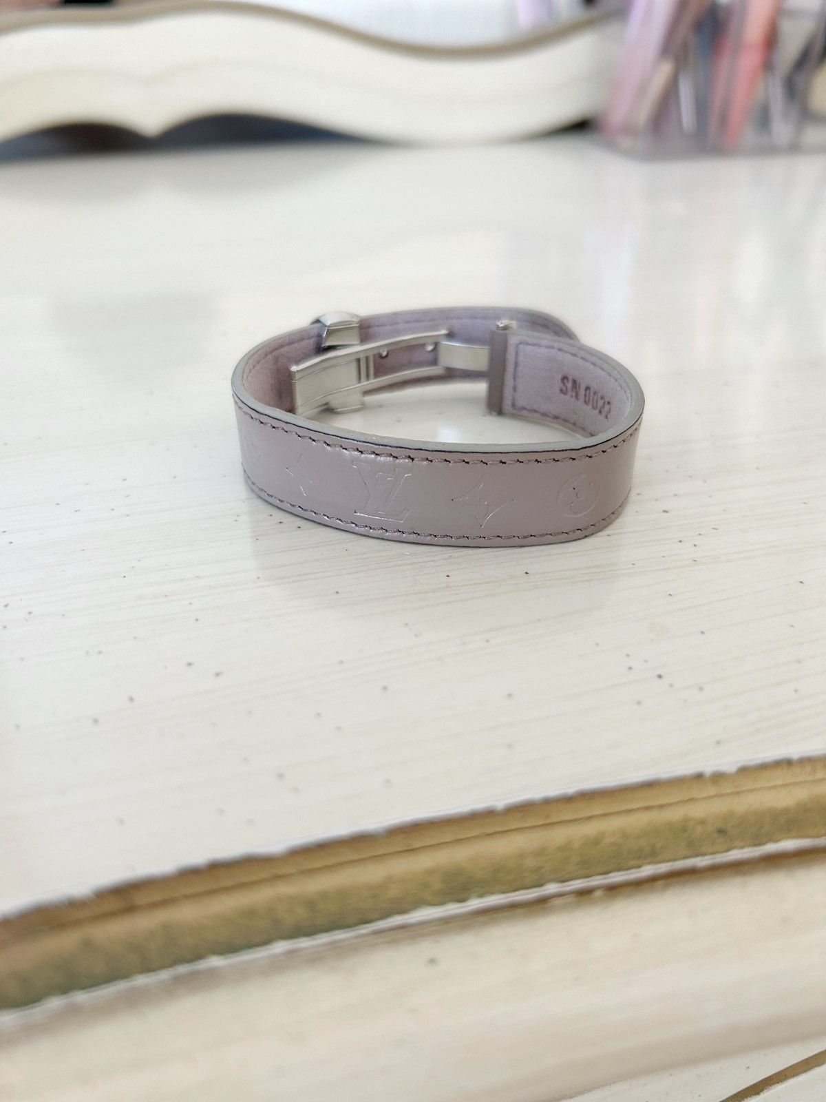 Louis Vuitton Louis Vuitton Charm Monogram Leather Bracelet Size ONE SIZE - 3 Thumbnail