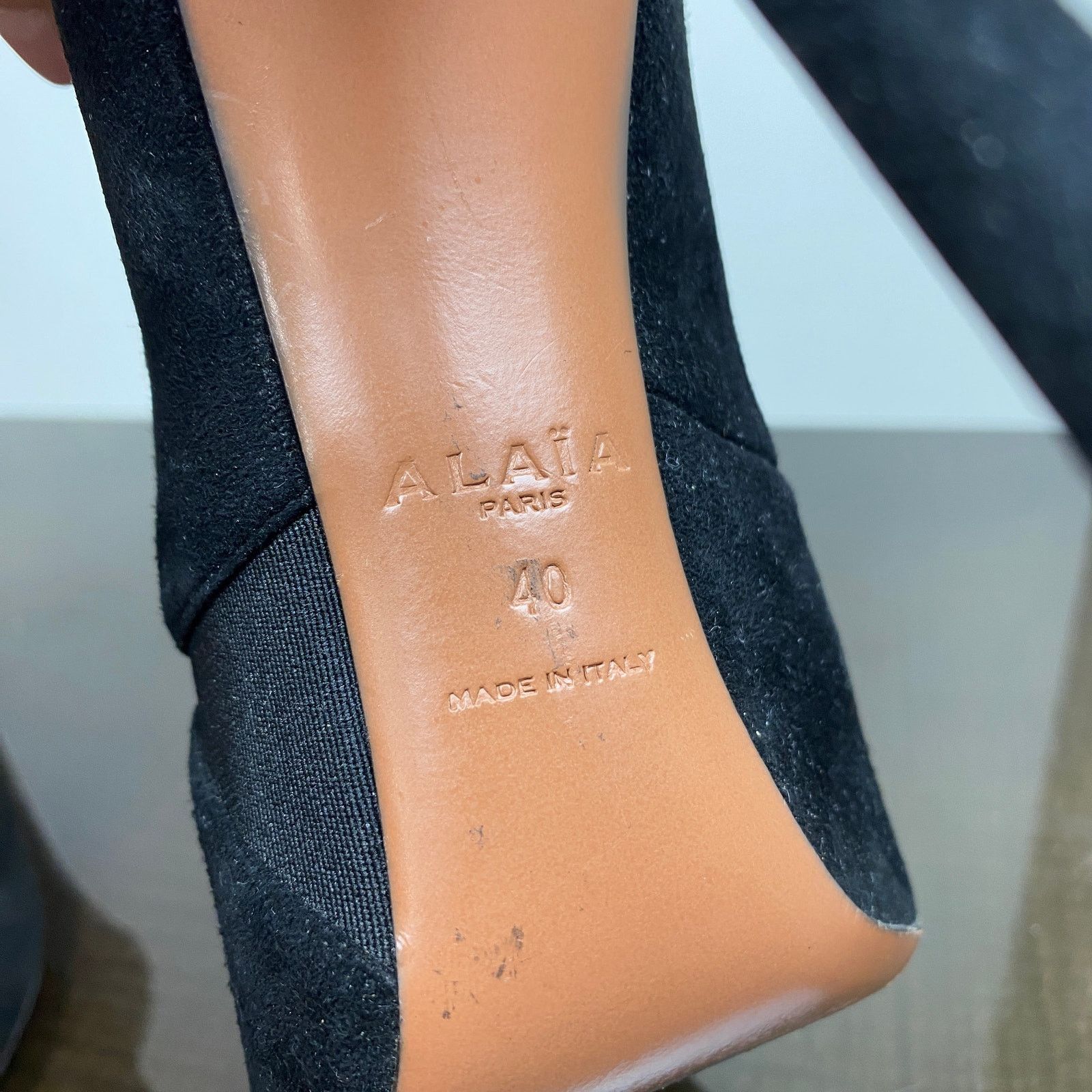 Alaia Alaia Suede Geo Booties Stiletto Heels Women's 40 US 9 Size US 9 / IT 39 - 8 Thumbnail