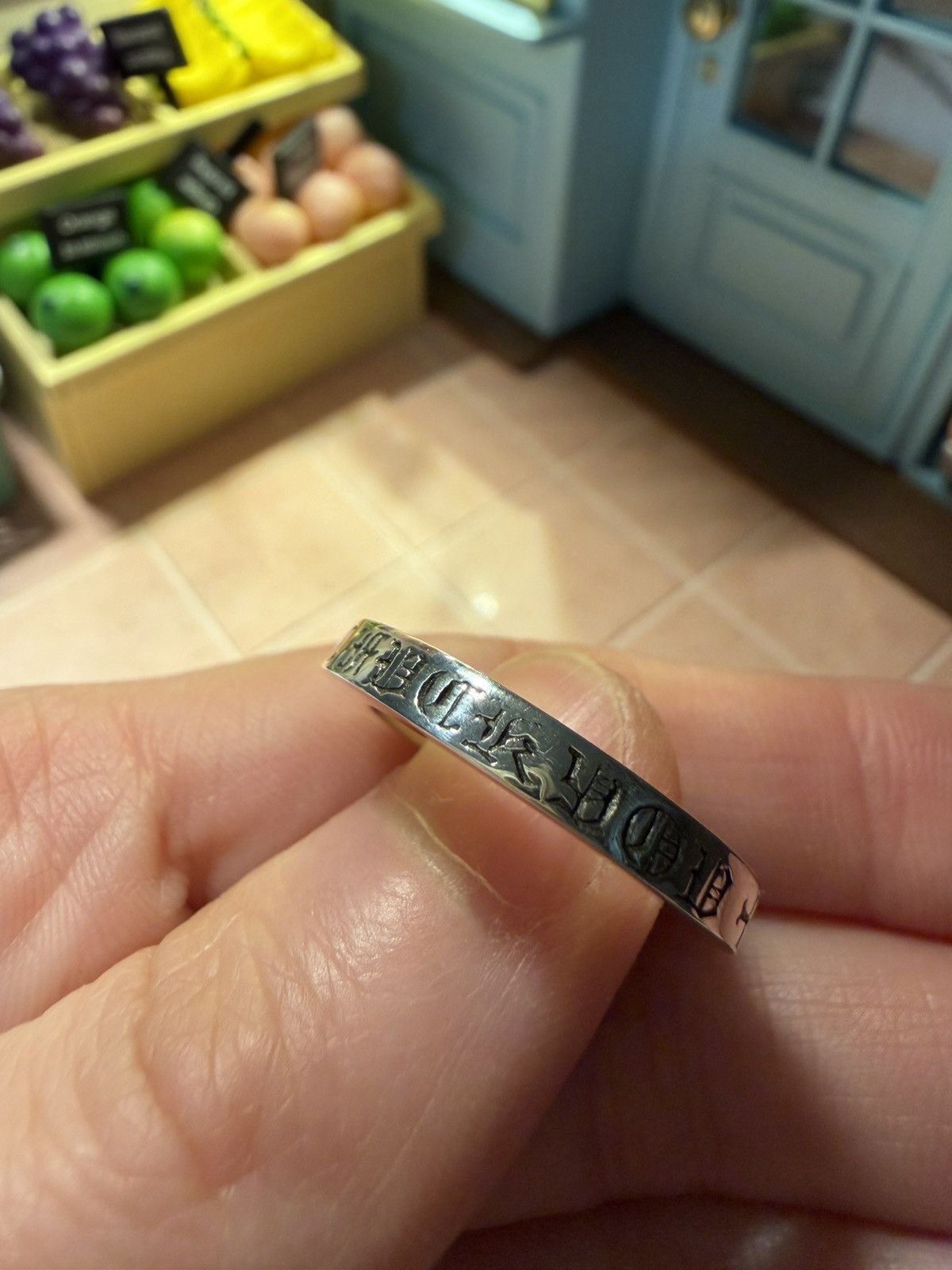 Chrome Hearts Chrome Hearts NYC 3mm SPACER PLN Silver Ring size 5M Size ONE SIZE - 4 Thumbnail