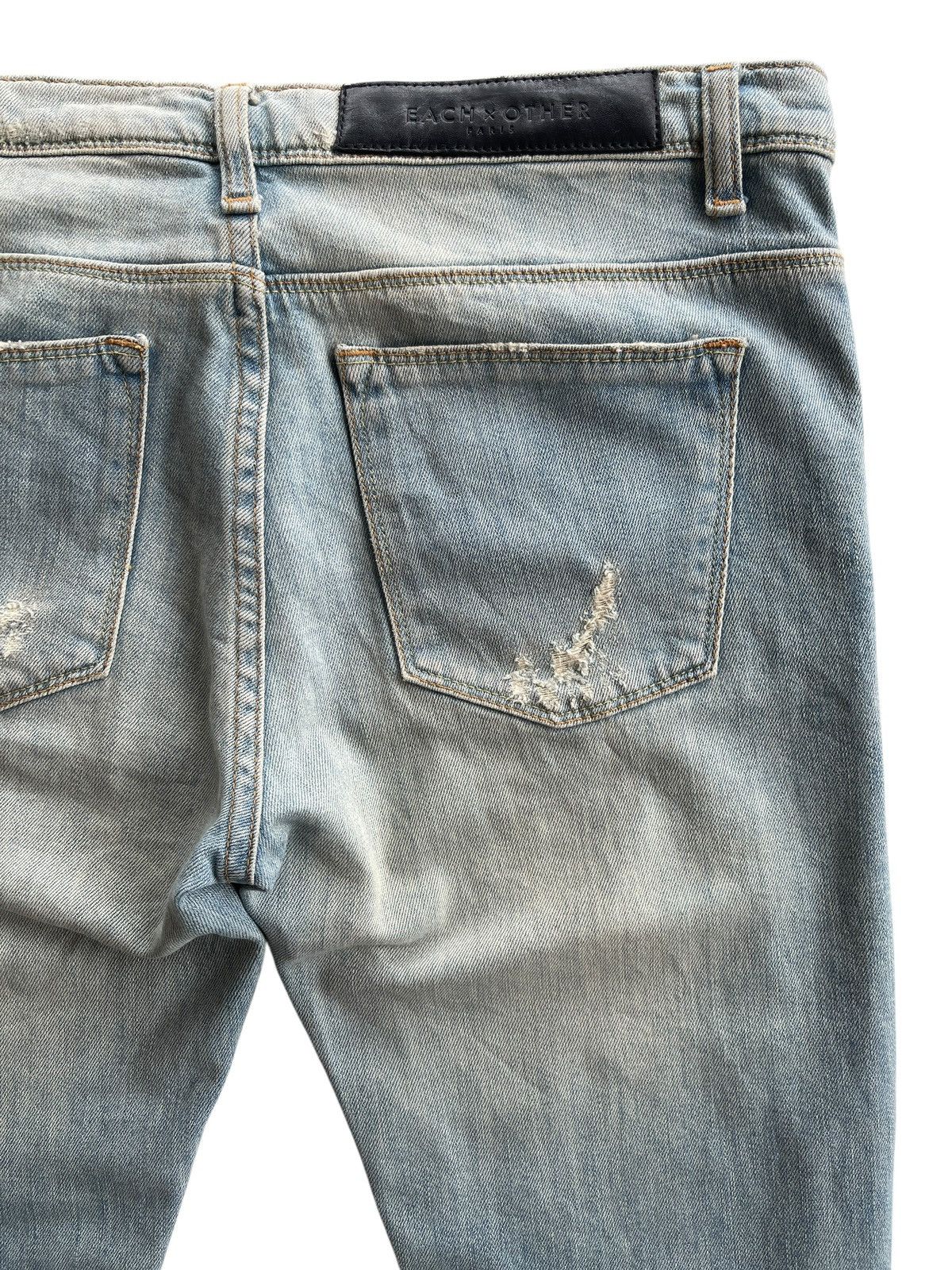 EACH x OTHER Each X Other Paris Boyfriend Distressed Jeans Size 31" - 9 Thumbnail