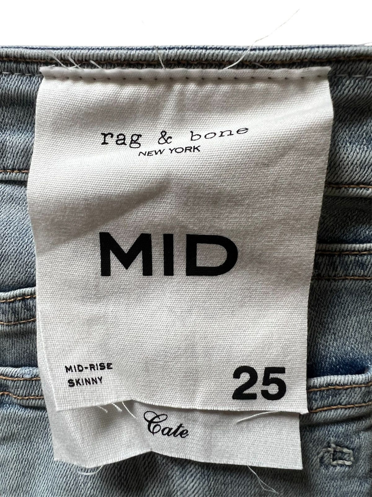Rag & Bone Rag & Bone Cate Distressed Mid-rise Skinny Jeans | 25 NWT Size 25" / US 0 / IT 36 - 5 Thumbnail