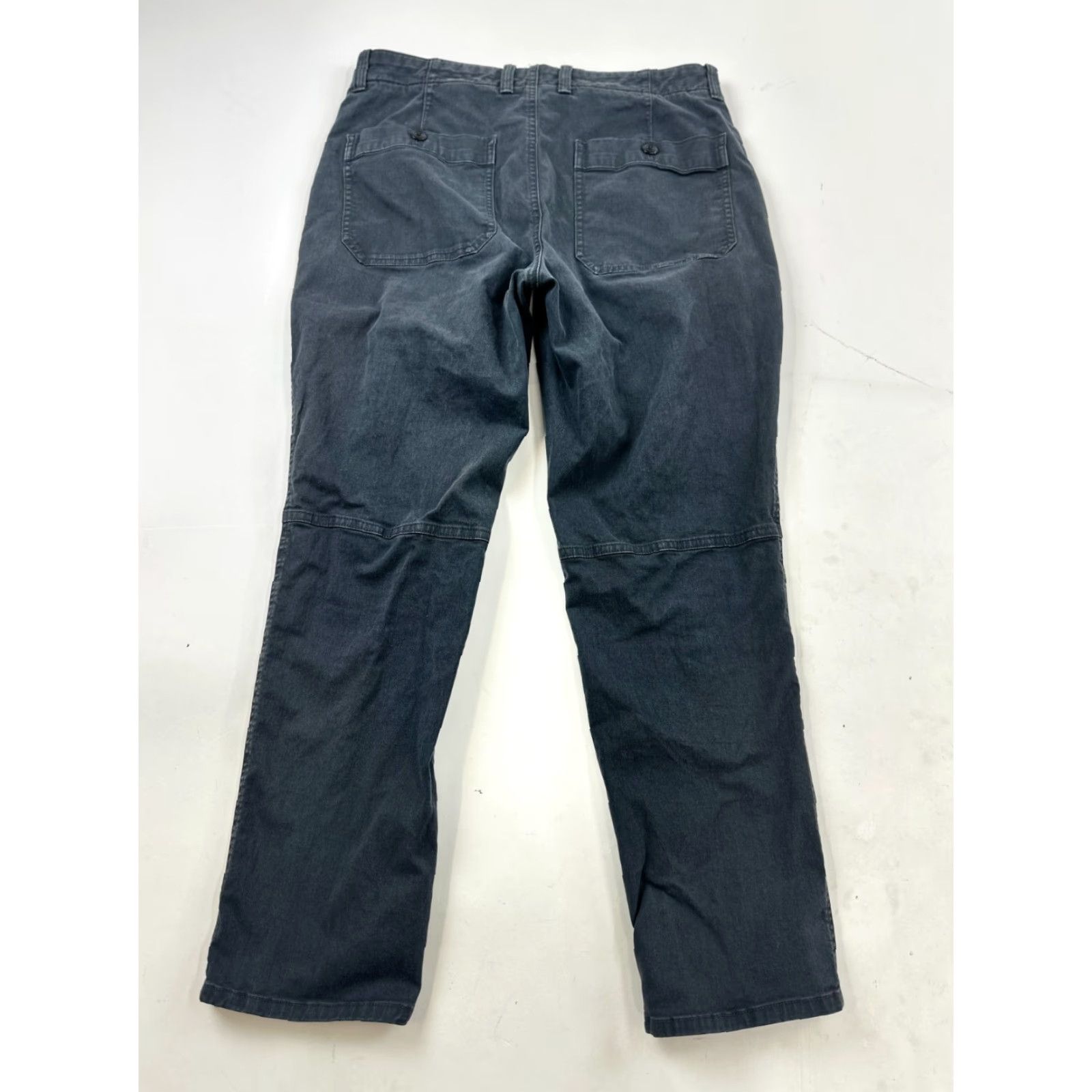 Banana Republic Banana Republic Gray Cotton Chino Pants Womens 8 Slim Mid Rise Casual Workwear Size 30" / US 8 / IT 44 - 7 Thumbnail
