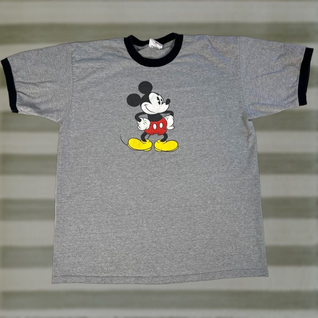 Disney VINTAGE Disney Store Mickey Mouse T-Shirt Men’s XL Gray Crew Neck Short Sleeve Size US XL / EU 56 / 4 - 1 Thumbnail