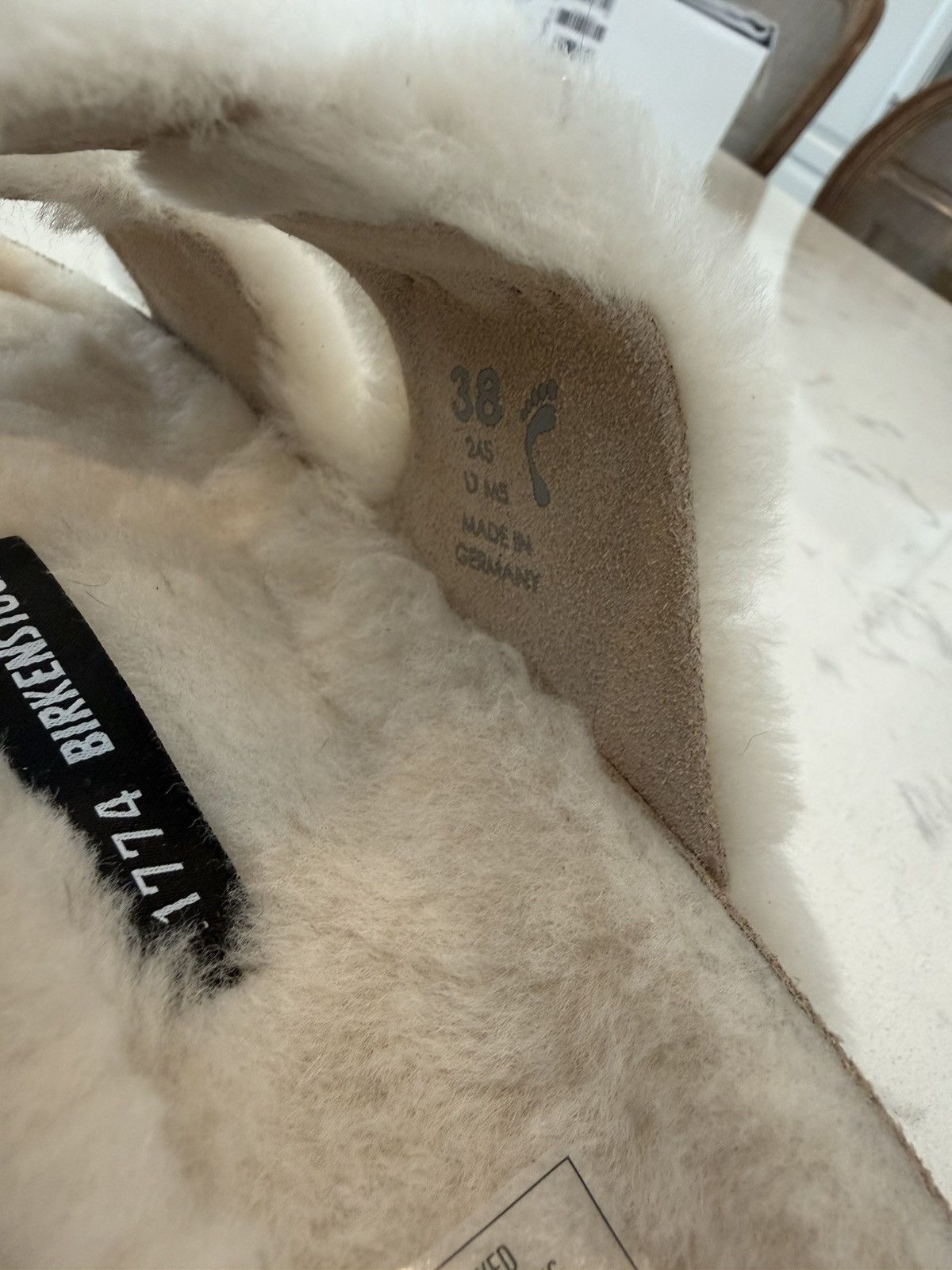 Birkenstock Birkenstock 1774 Arizona Shearling Sandals Size US 8 / IT 38 - 6 Thumbnail