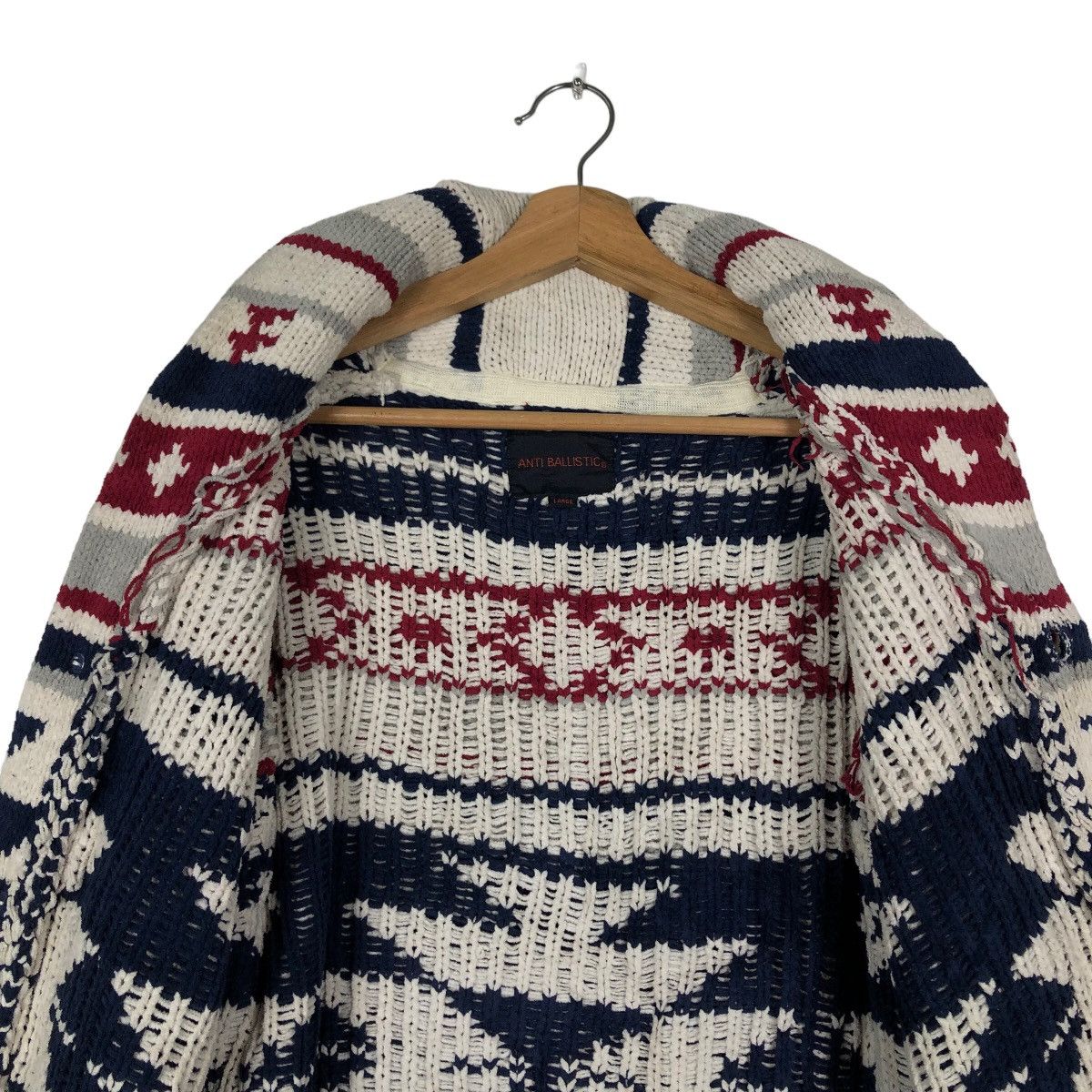 Japanese Brand 🔥Double Collar Anti Ballistic Navajo Aztec Design Size US L / EU 52-54 / 3 - 10 Thumbnail