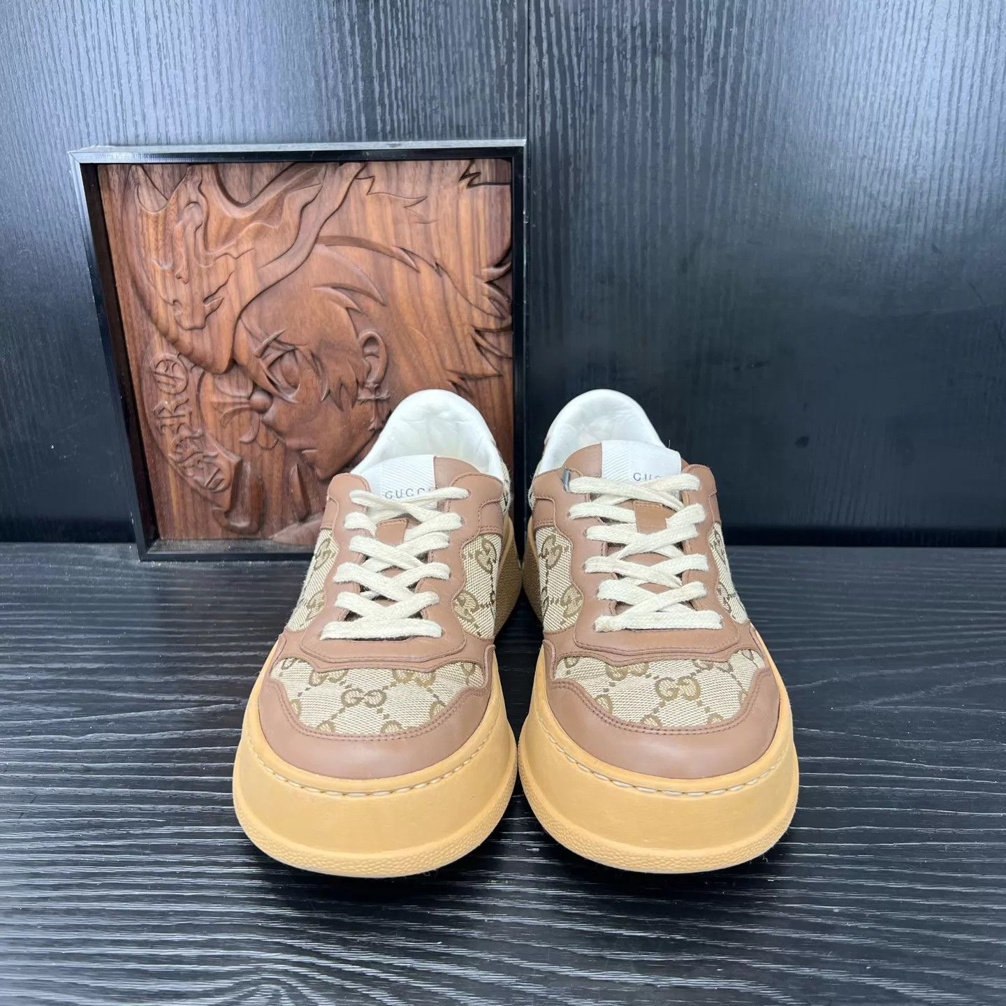 Gucci GUCCI Brown Cookie Sneaker EU 36.5 with box Size US 6 / IT 36 - 2 Thumbnail