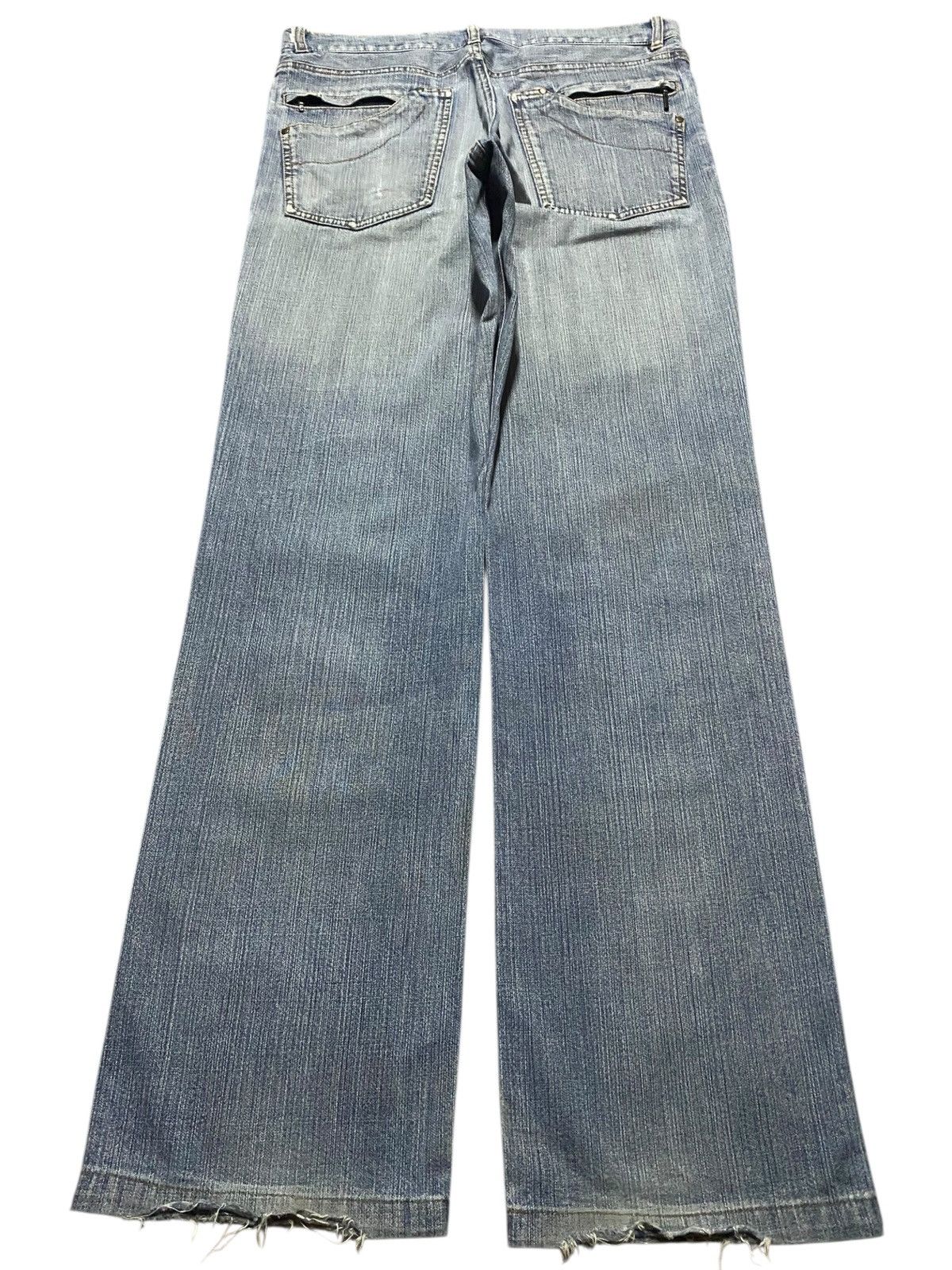 Japanese Brand Vtg Japanese Brand Intermezzo Thunder Distressed Baggy Jeans Size US 32 / EU 48 - 2 Thumbnail