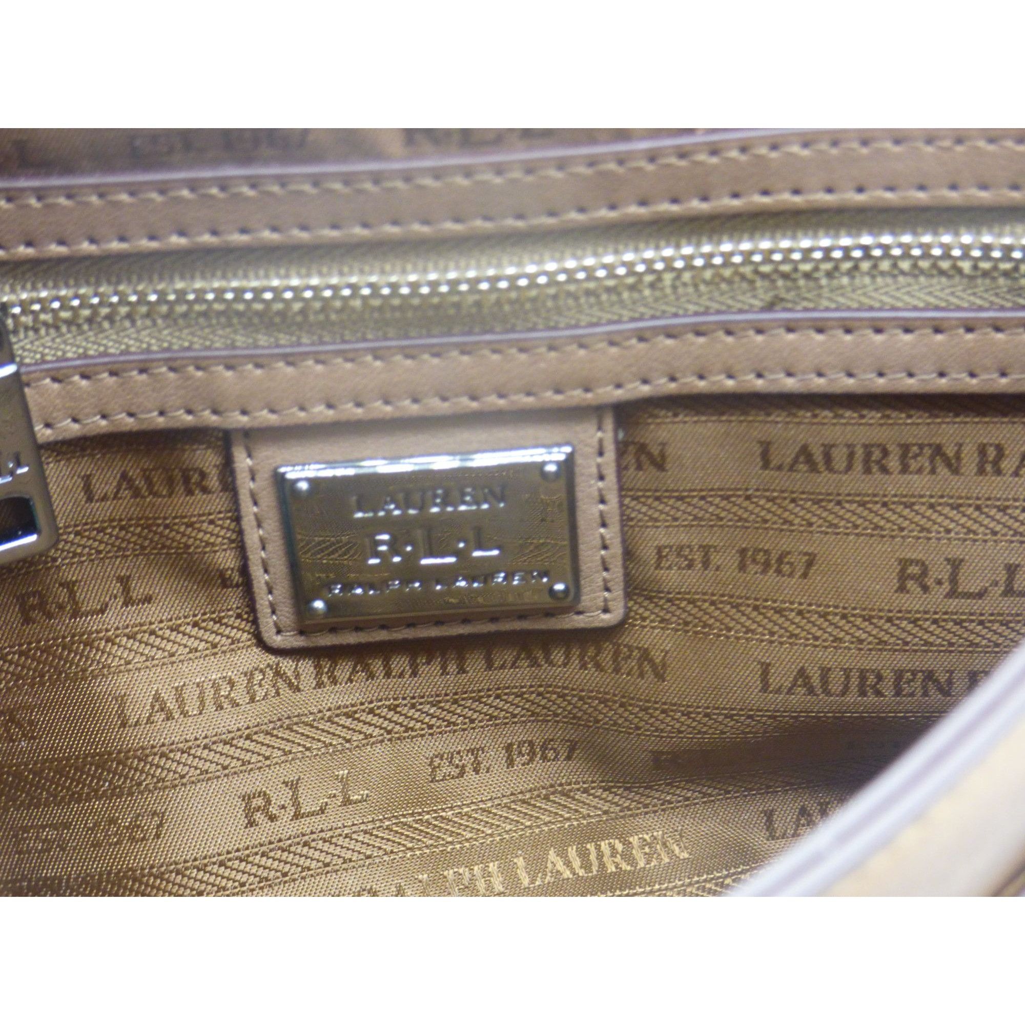 Lauren Ralph Lauren Lauren Ralph Lauren Berwick Nora Crossbody, Brown, Small Size ONE SIZE - 8 Thumbnail