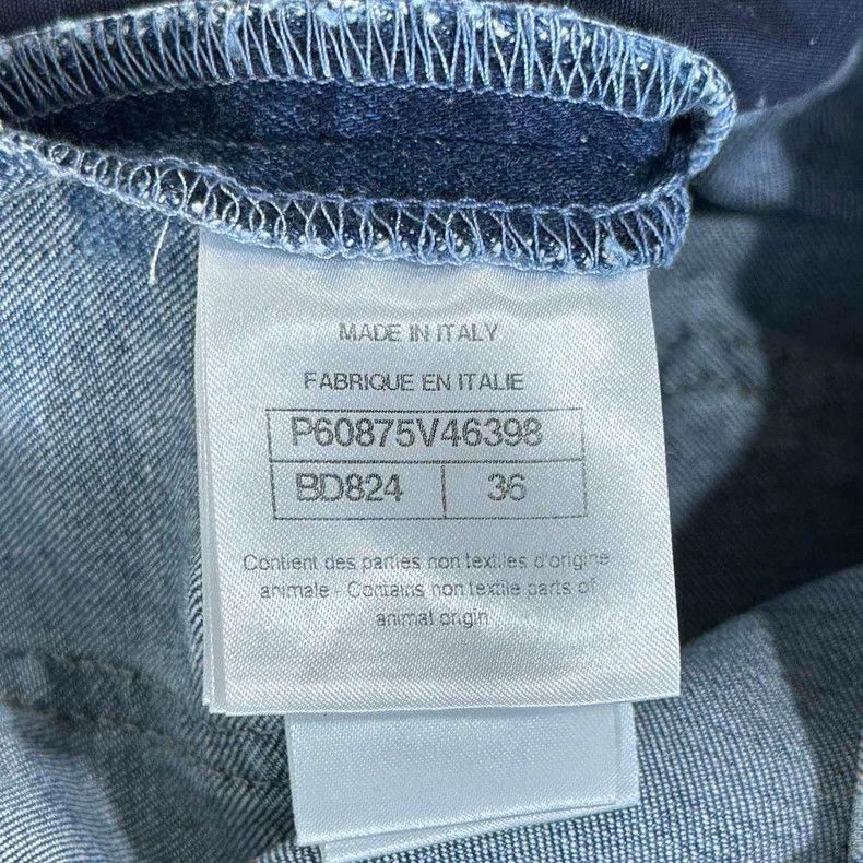 Chanel Chanel Blue straight jeans Size 24" / US 00 / IT 34 - 7 Thumbnail
