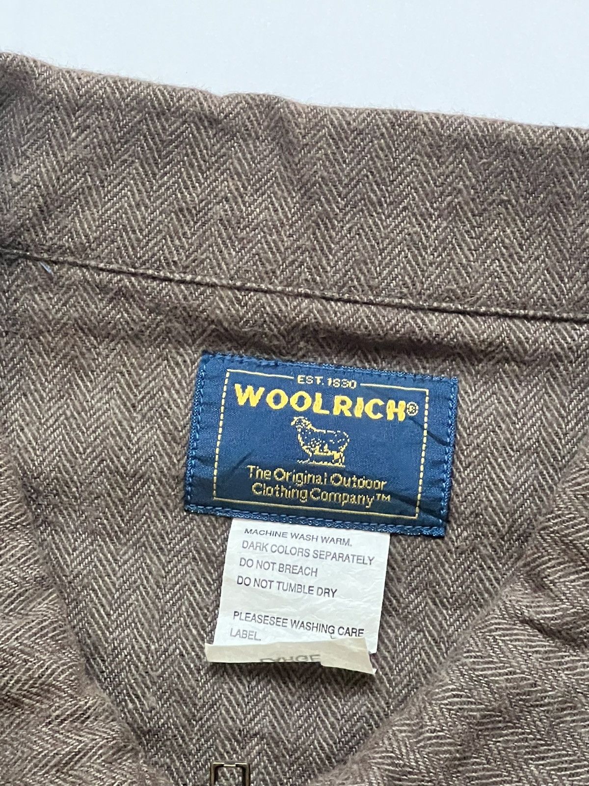 Woolrich Woolen Mills 1990s Woolrich Wool Zip Up Jacket Size US L / EU 52-54 / 3 - 2 Thumbnail