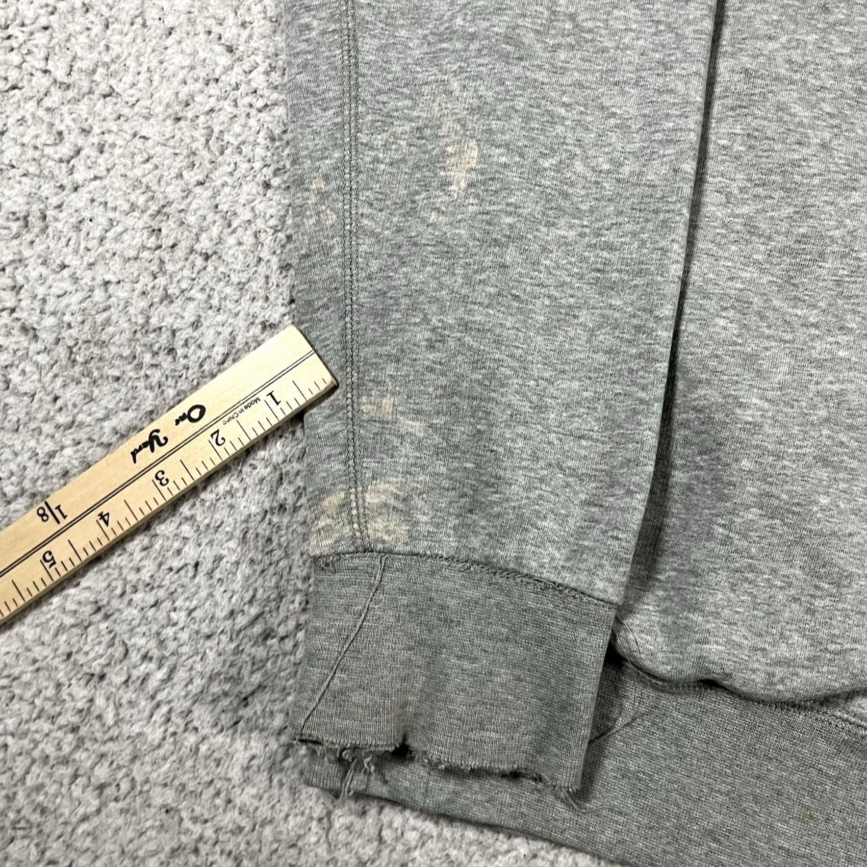 Jordan Brand Air Jordan Hoodie Men L Gray Full Zip Jumpman Basketball Sweatshirt Classic Size US L / EU 52-54 / 3 - 2 Thumbnail