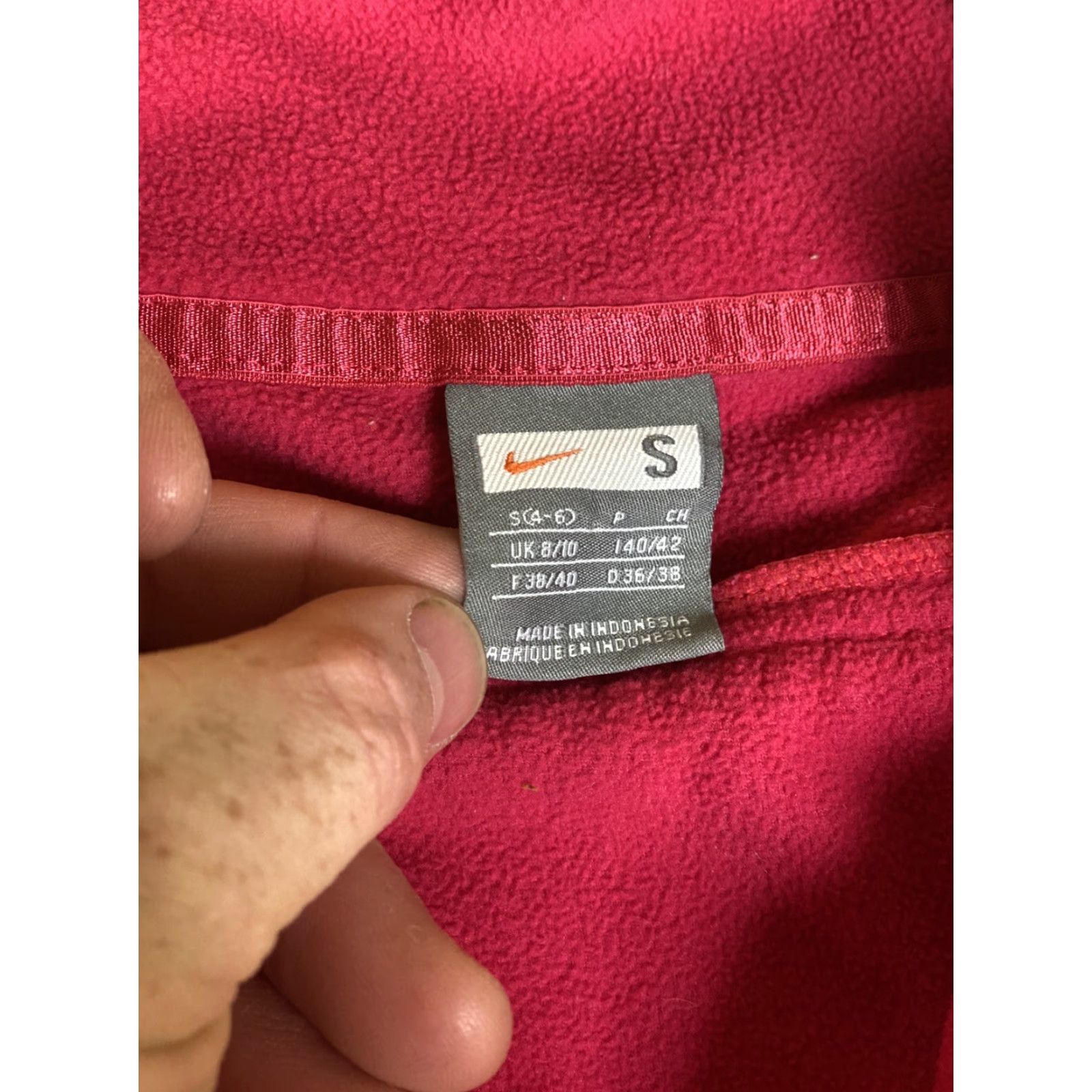 Nike Nike Women’s Pink Yellow Livestrong Full Zip Fleece Jacket S Women Jacket All Seasons Size S / US 4 / IT 40 - 6 Thumbnail