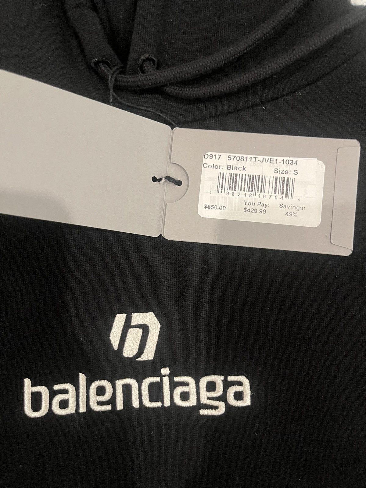 Balenciaga Balenciaga Black Sweatshirt Size US S / EU 44-46 / 1 - 4 Thumbnail