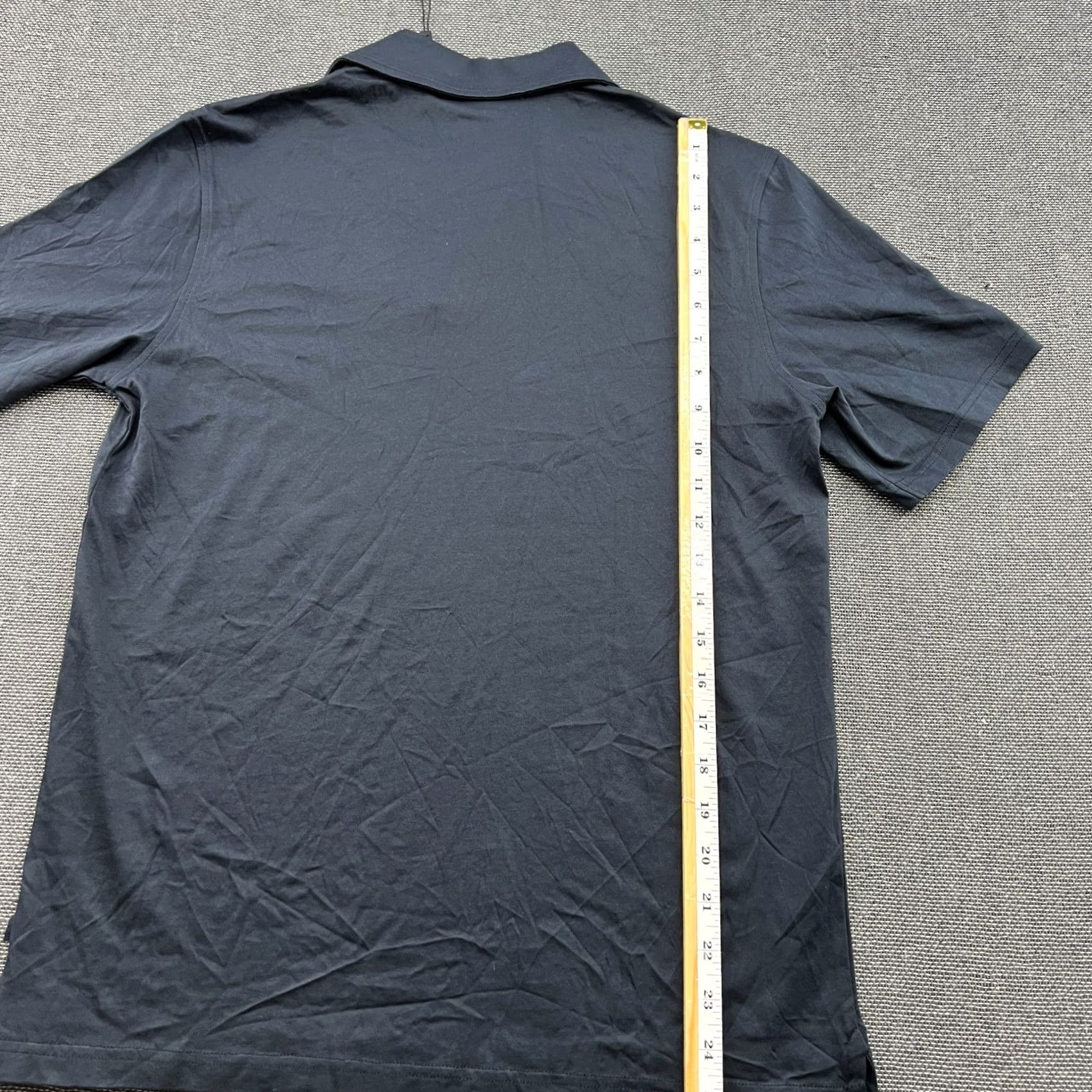 J.Lindeberg J. Lindeberg Polo Shirt Mens Small Black Short Sleeves Asher Open Collar Size US S / EU 44-46 / 1 - 7 Thumbnail